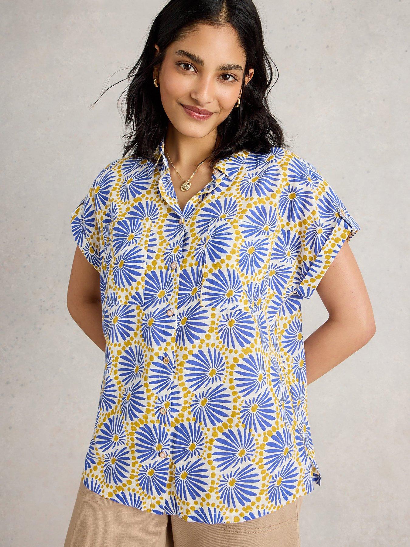  image of white-stuff-ellie-cotton-shirt