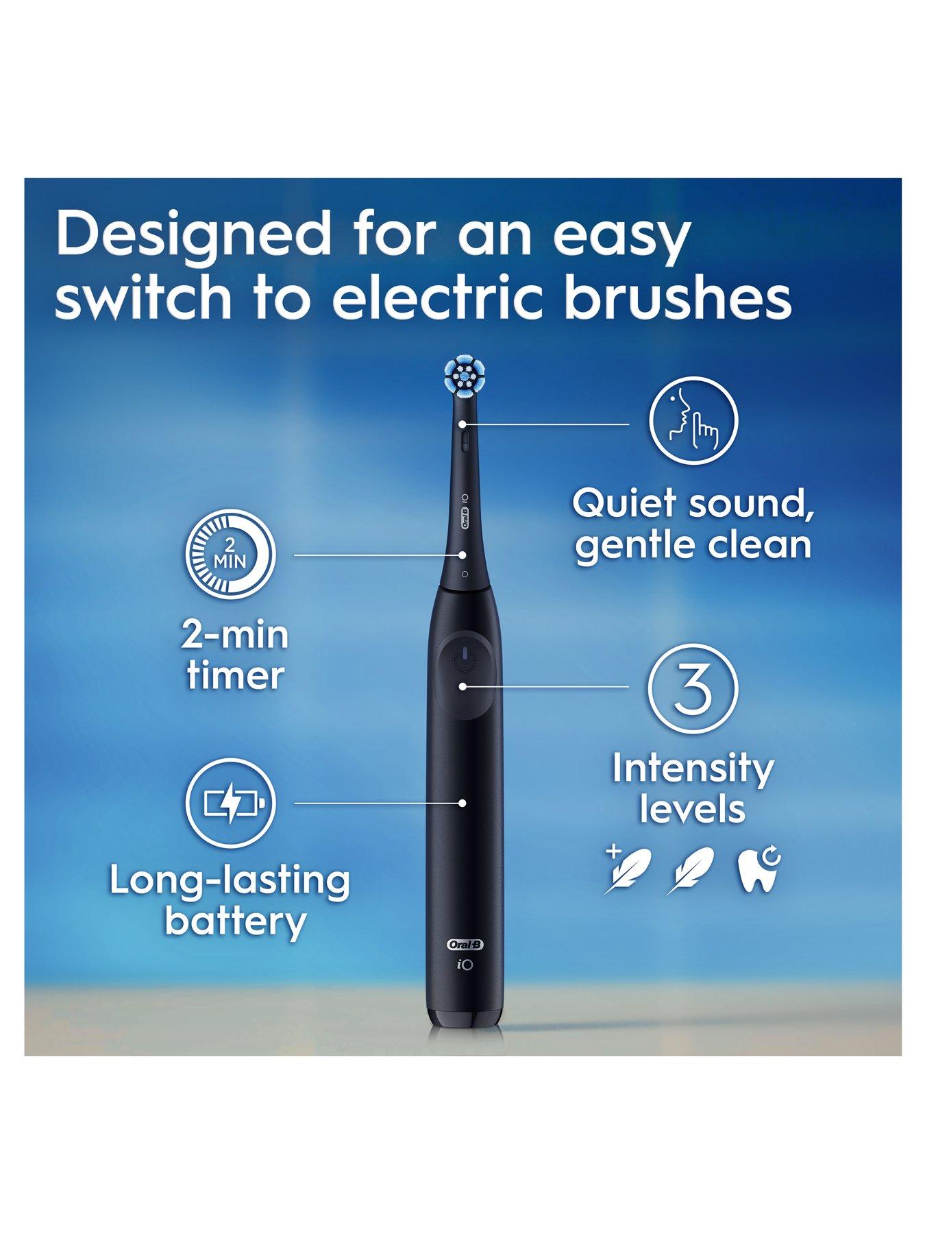  image of oral-b-io2-series-night-black-calm-pink-extra-handle
