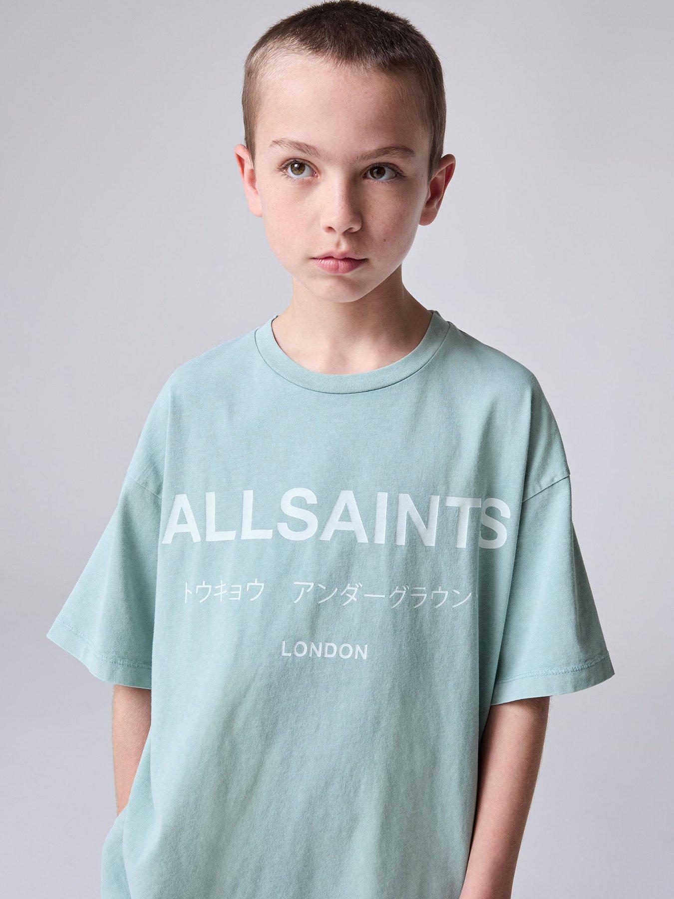  image of smallsaints-boys-logo-t-shirt-blue