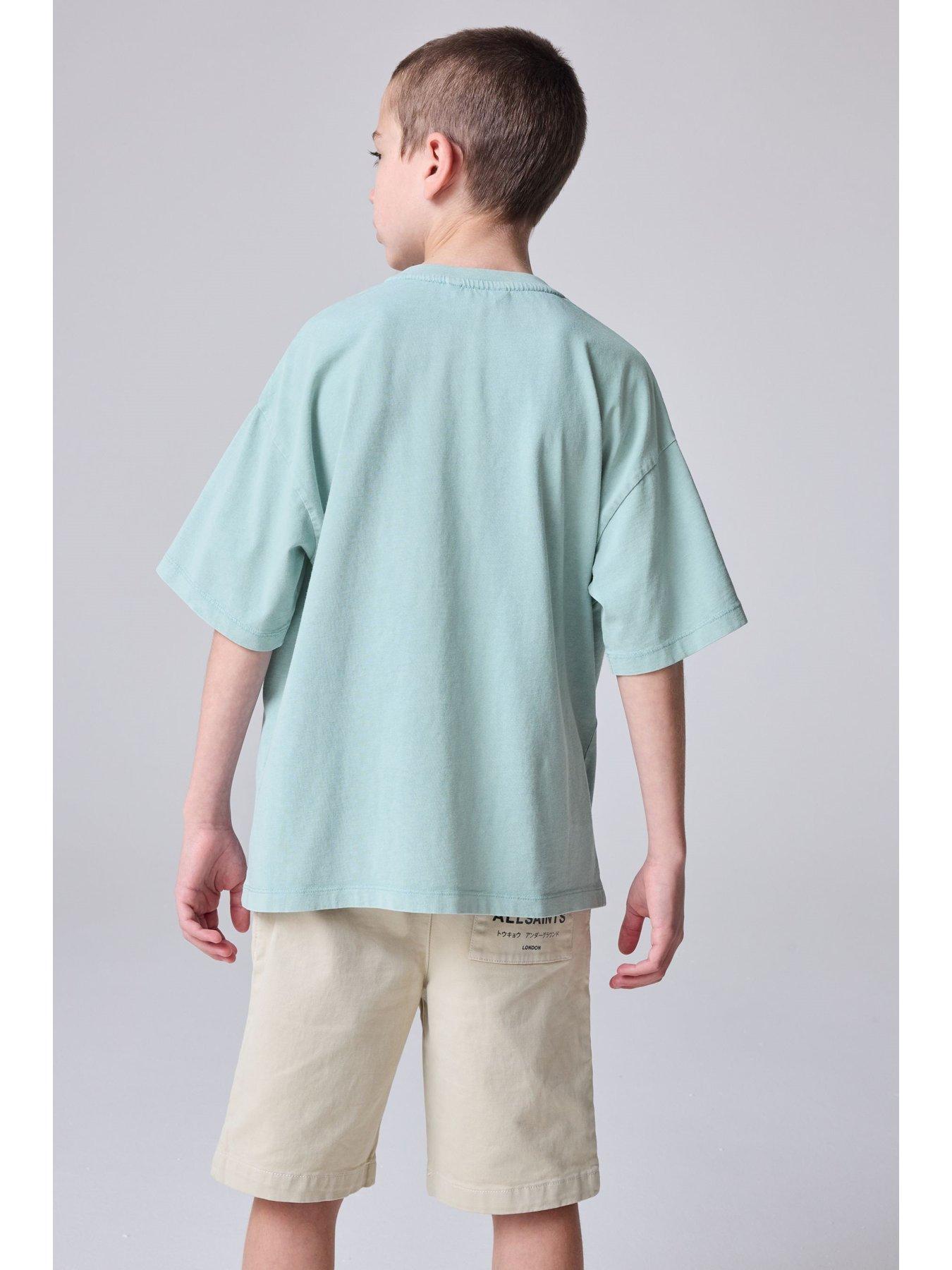  image of smallsaints-boys-logo-t-shirt-blue