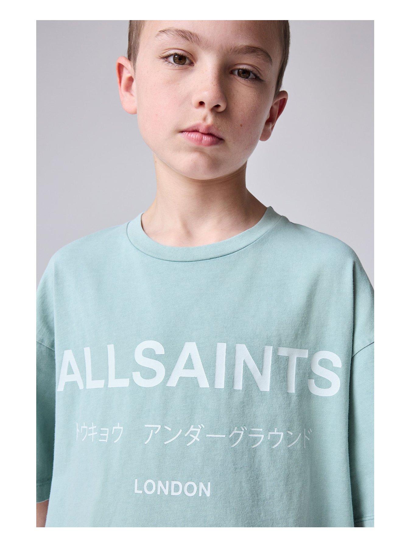  image of smallsaints-boys-logo-t-shirt-blue