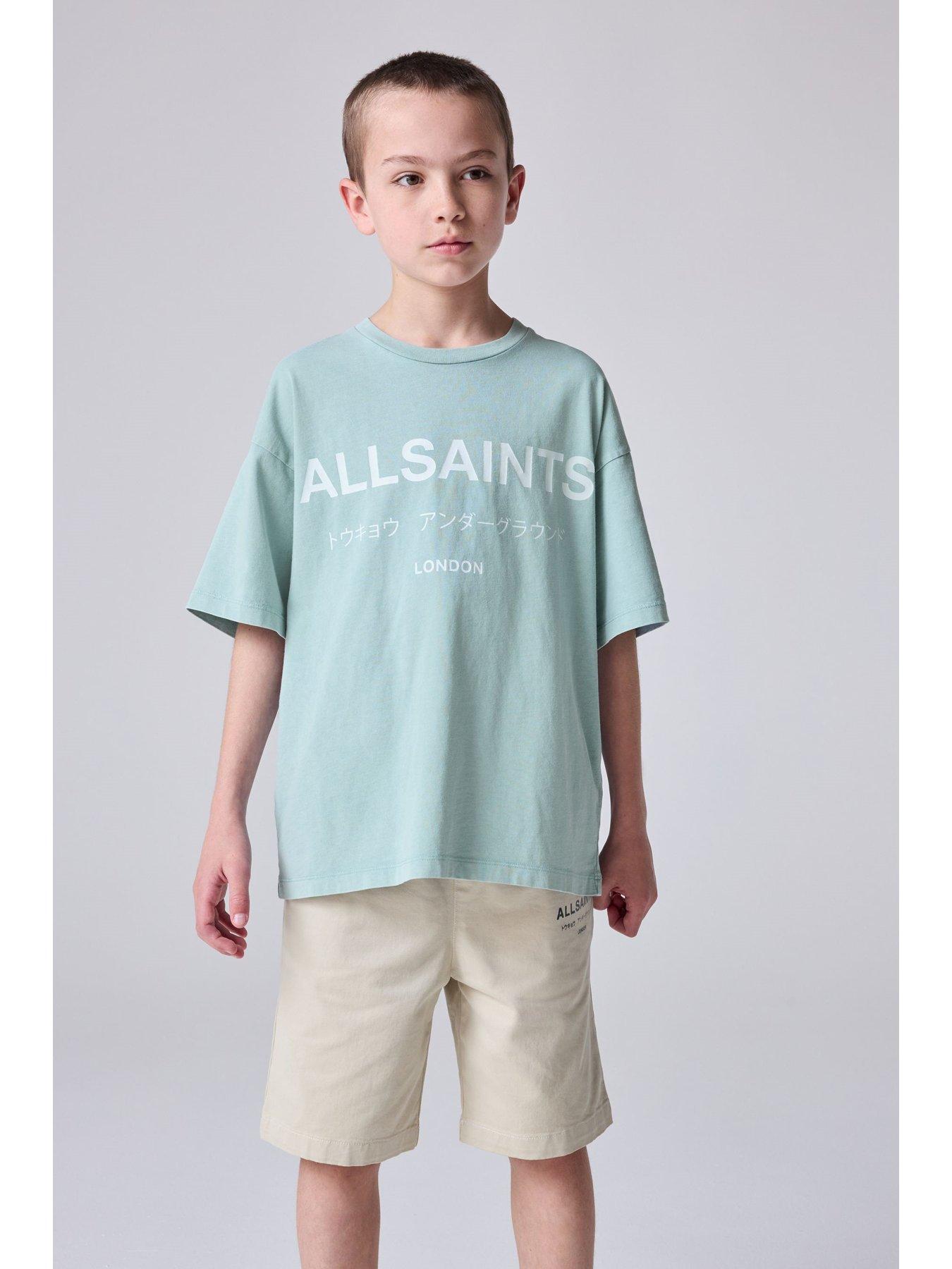  image of smallsaints-boys-logo-t-shirt-blue