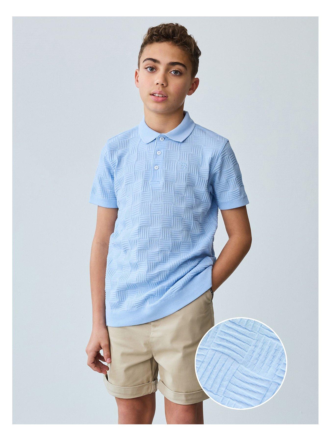 ted-baker-textured-polo-shirt-blue