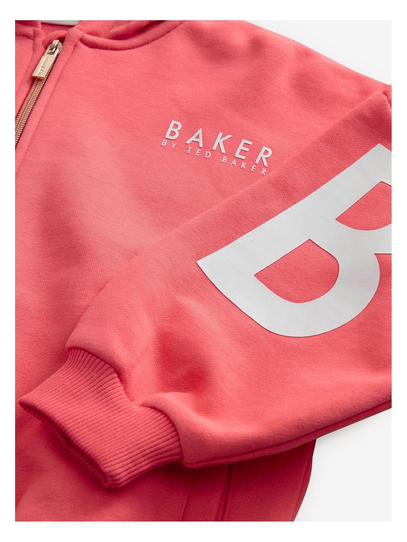  image of ted-baker-zip-up-hoodie-pink