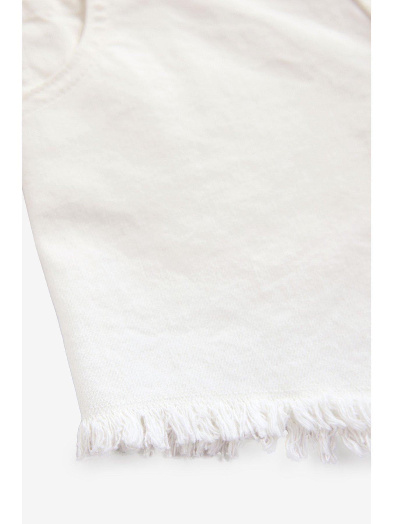  image of smallsaints-girls-denim-short-white