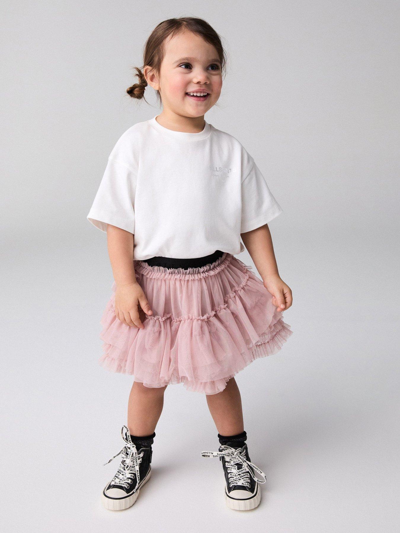 undefined Baby Girls Mesh Skirt - Pink