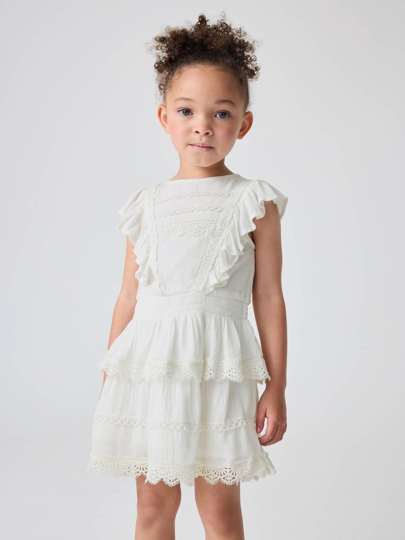 smALLSAINTS Baby Girls Dress - White