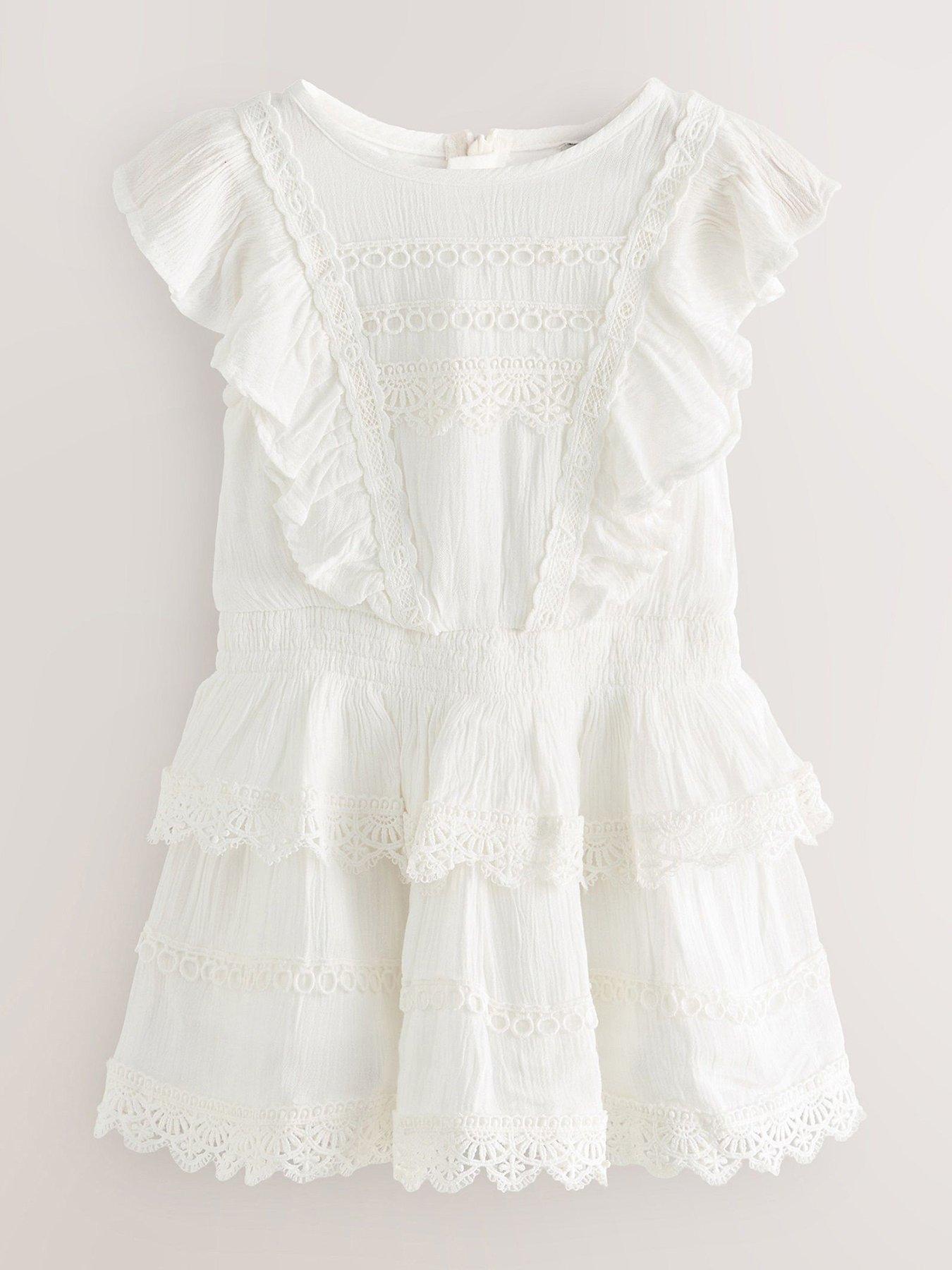 undefined Baby Girls Dress - White