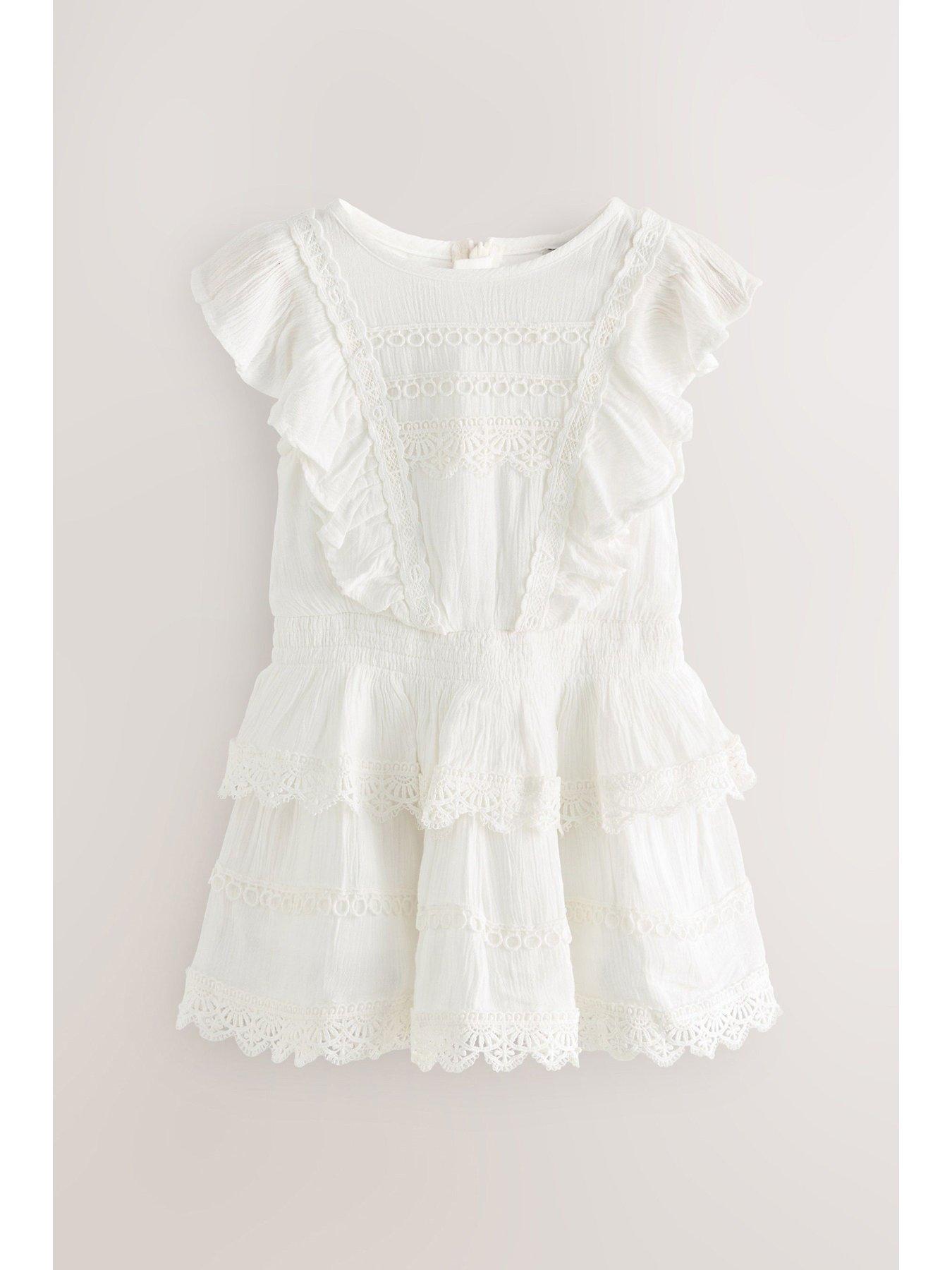 undefined Baby Girls Dress - White