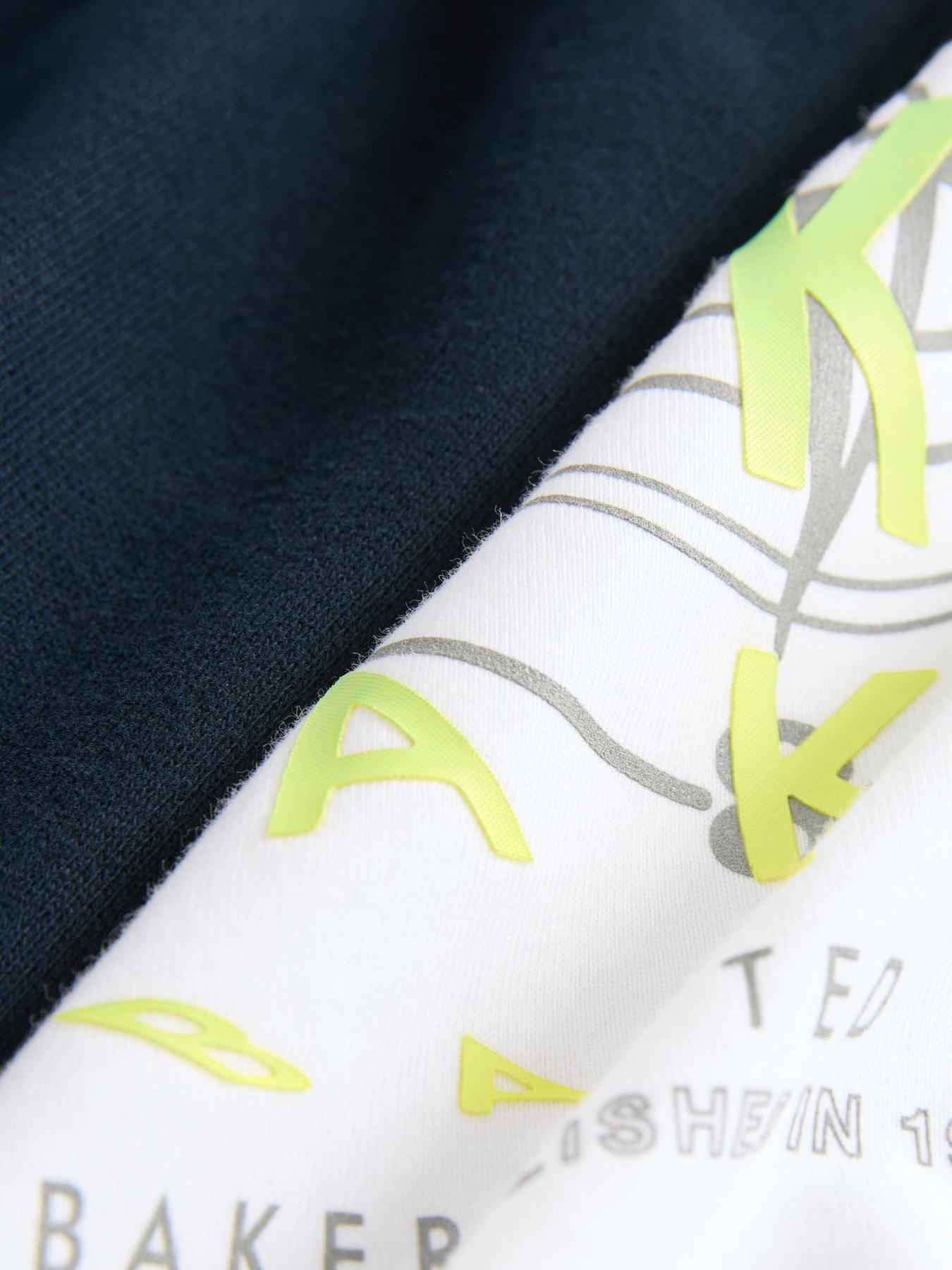 Image 3 of 6 of Ted Baker Top &amp; Short Set - Navy