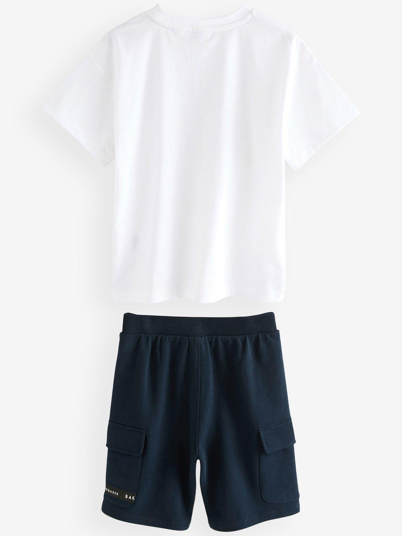 Image 6 of 6 of Ted Baker Top &amp; Short Set - Navy