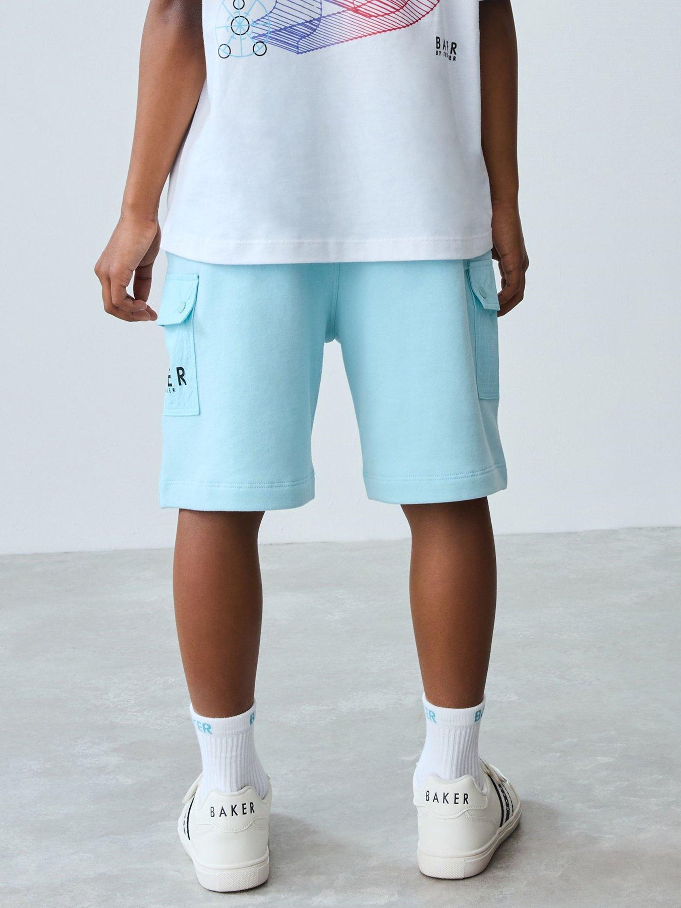 stillFront image of ted-baker-cargo-shorts-blue