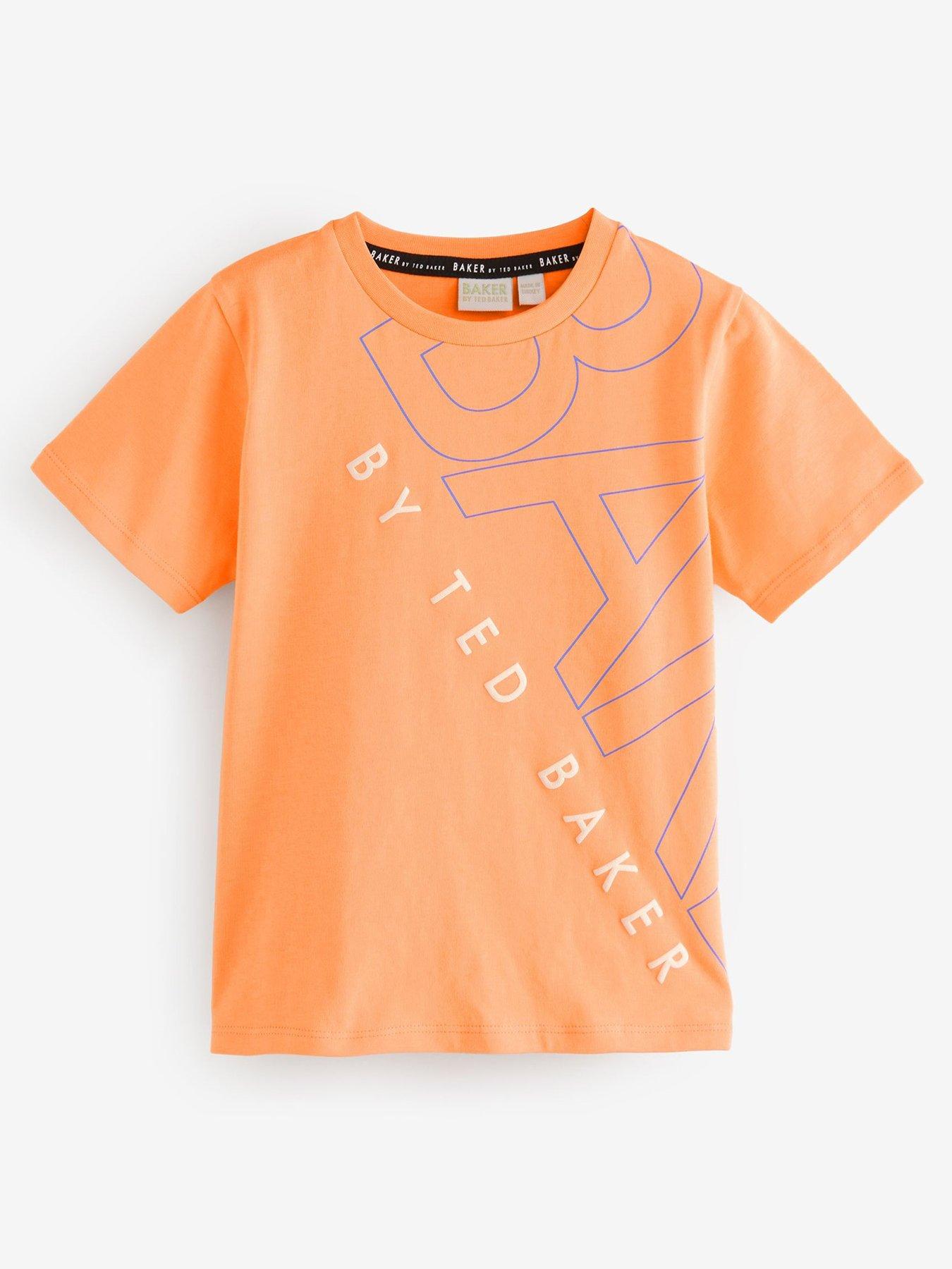 ted-baker-t-shirt-orange-orange