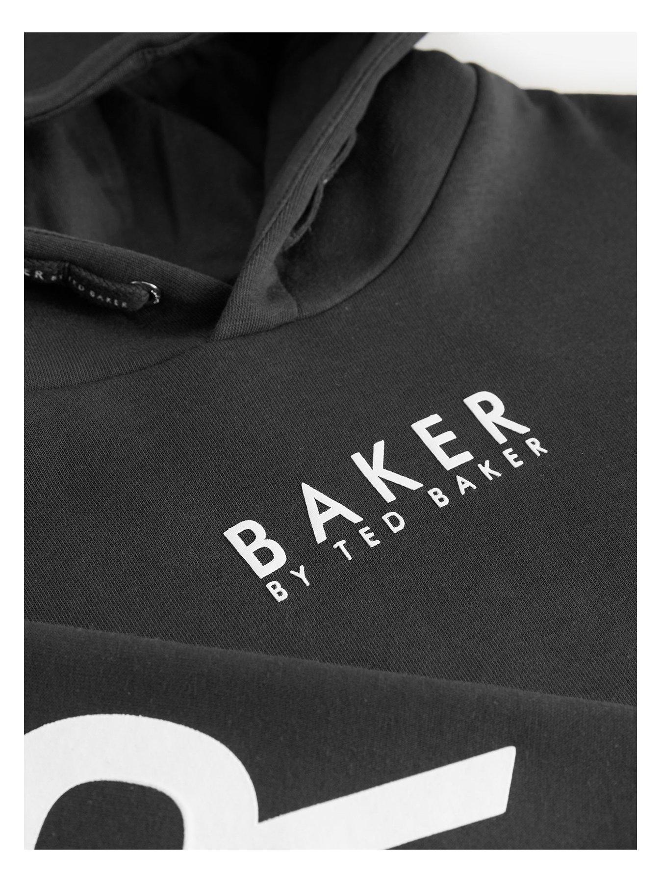  image of ted-baker-boys-logo-hoodie-grey