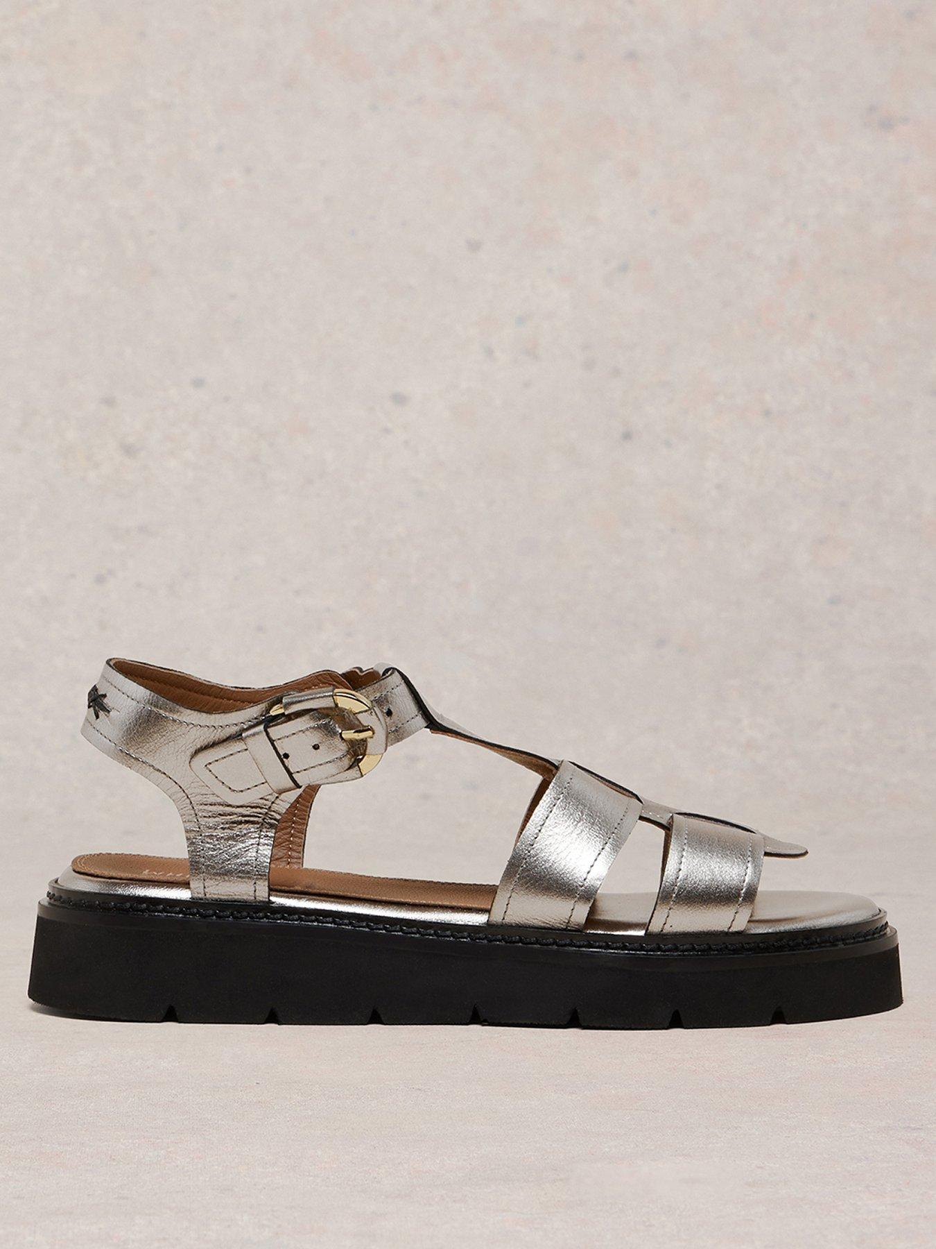  image of white-stuff-rose-leather-sandal