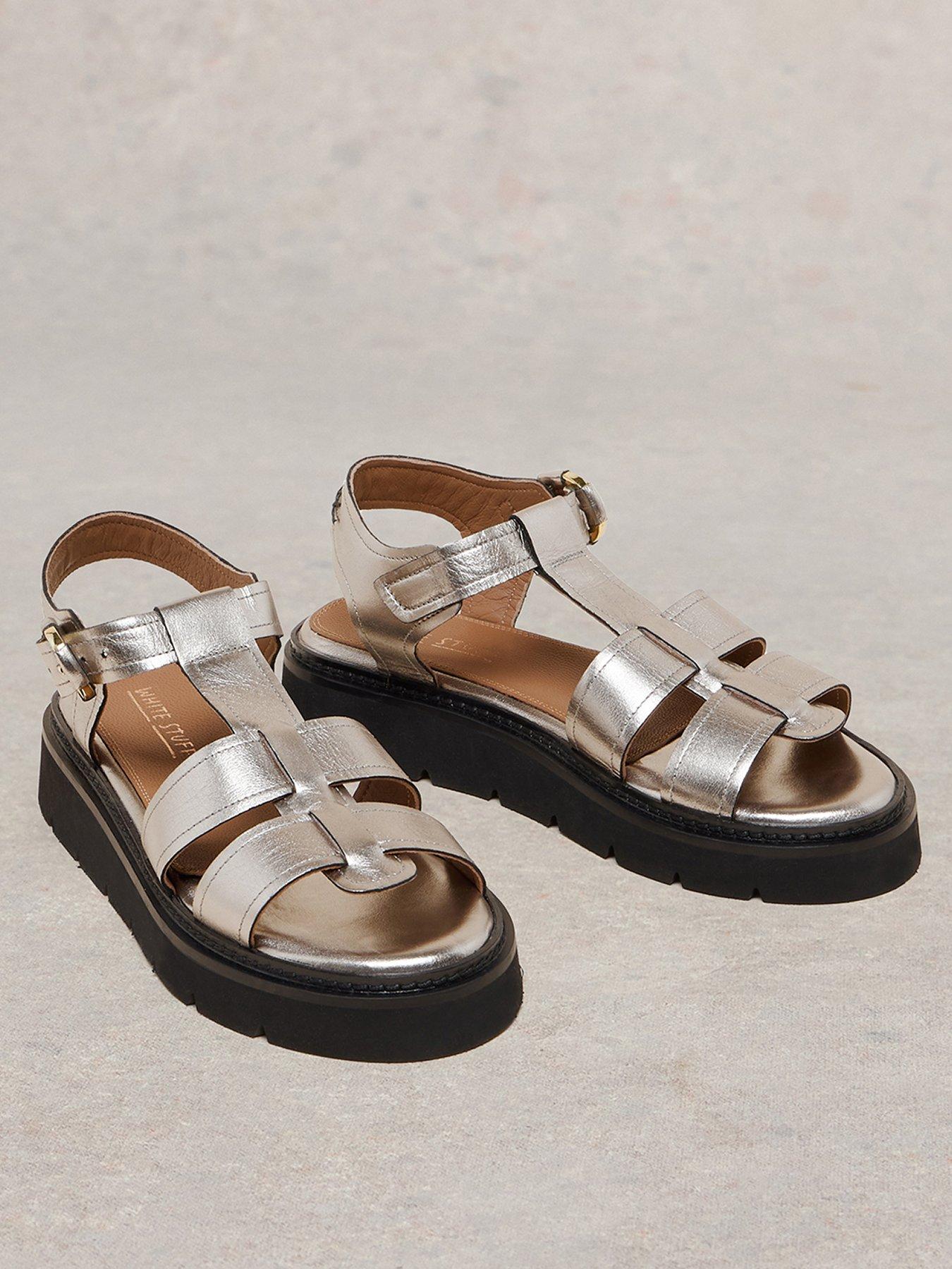  image of white-stuff-rose-leather-sandal