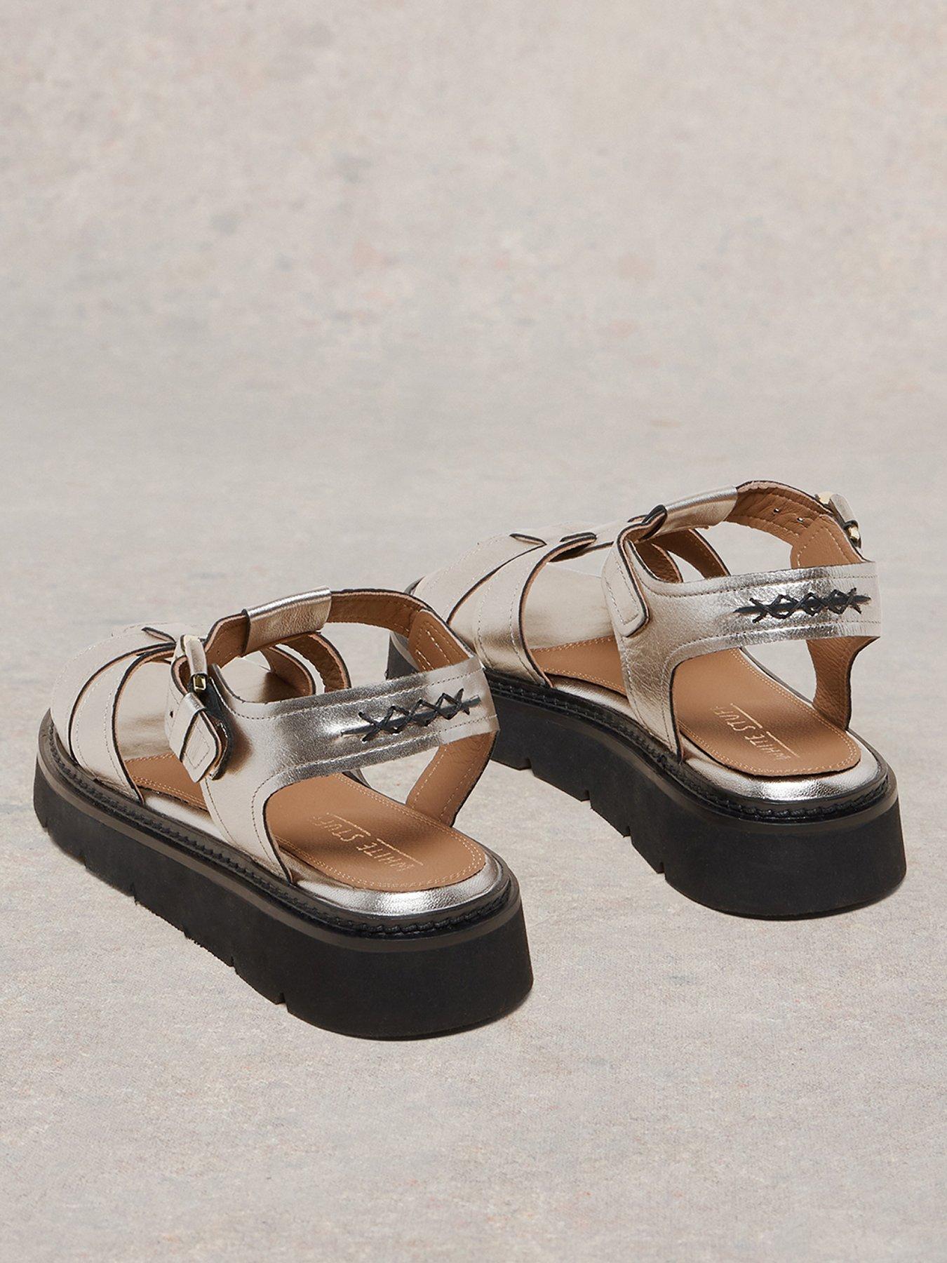  image of white-stuff-rose-leather-sandal