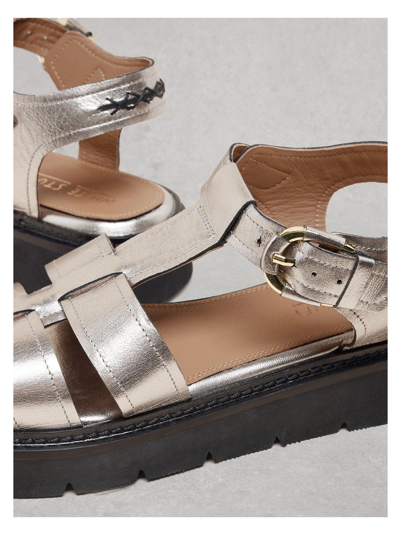  image of white-stuff-rose-leather-sandal
