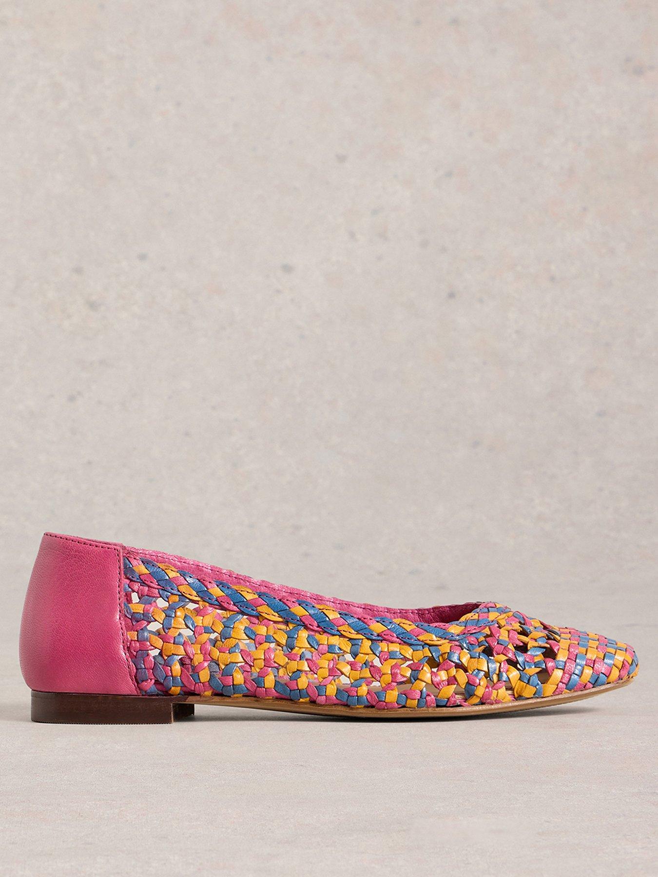  image of white-stuff-winnie-woven-ballerina