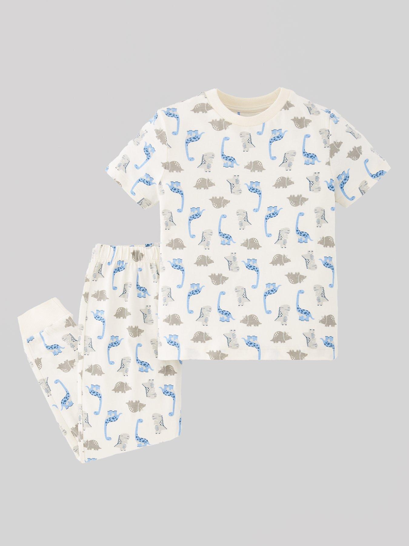  image of the-very-collection-boys-2-pack-dinosaur-pyjamas-multi