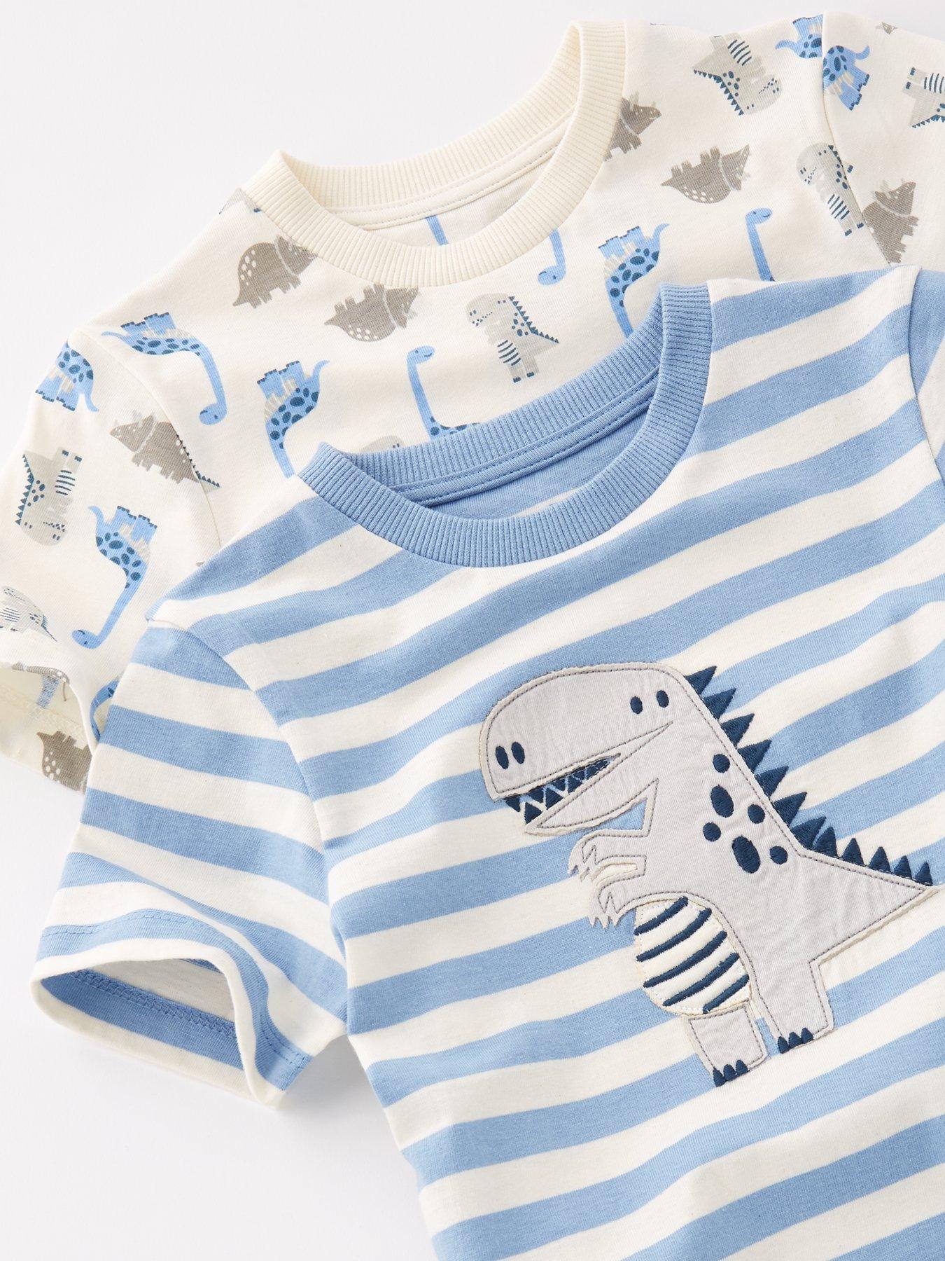  image of the-very-collection-boys-2-pack-dinosaur-pyjamas-multi