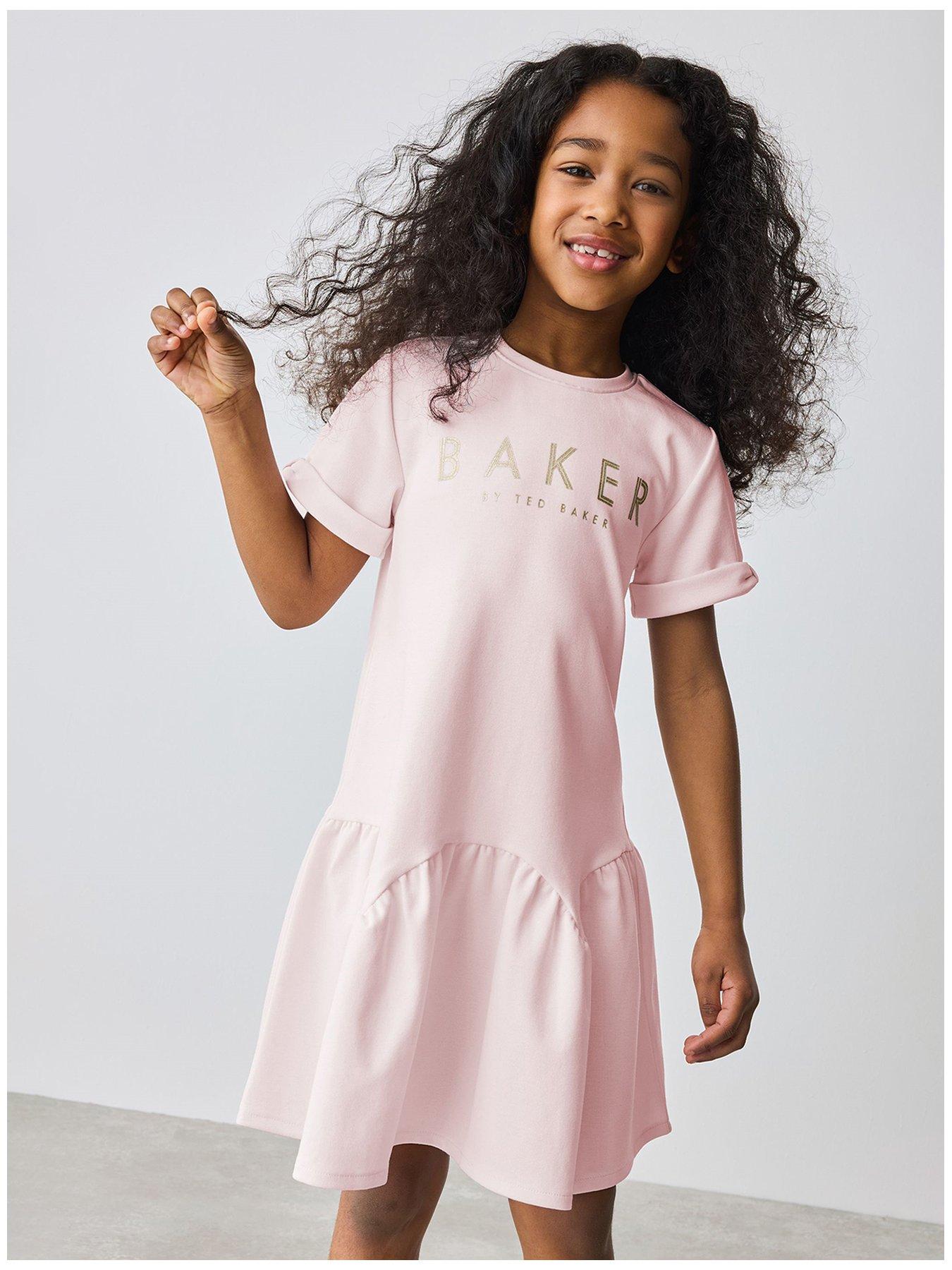ted-baker-scallop-hem-dress-pink