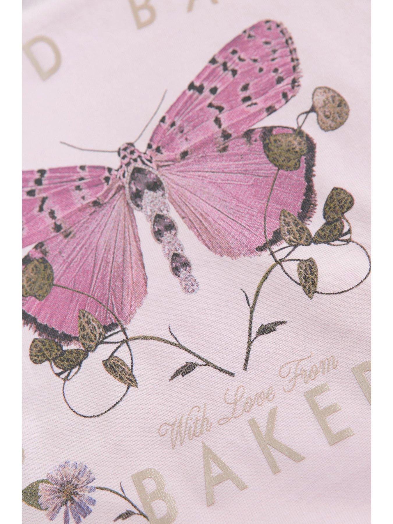  image of ted-baker-butterfly-top-amp-short-set-pink