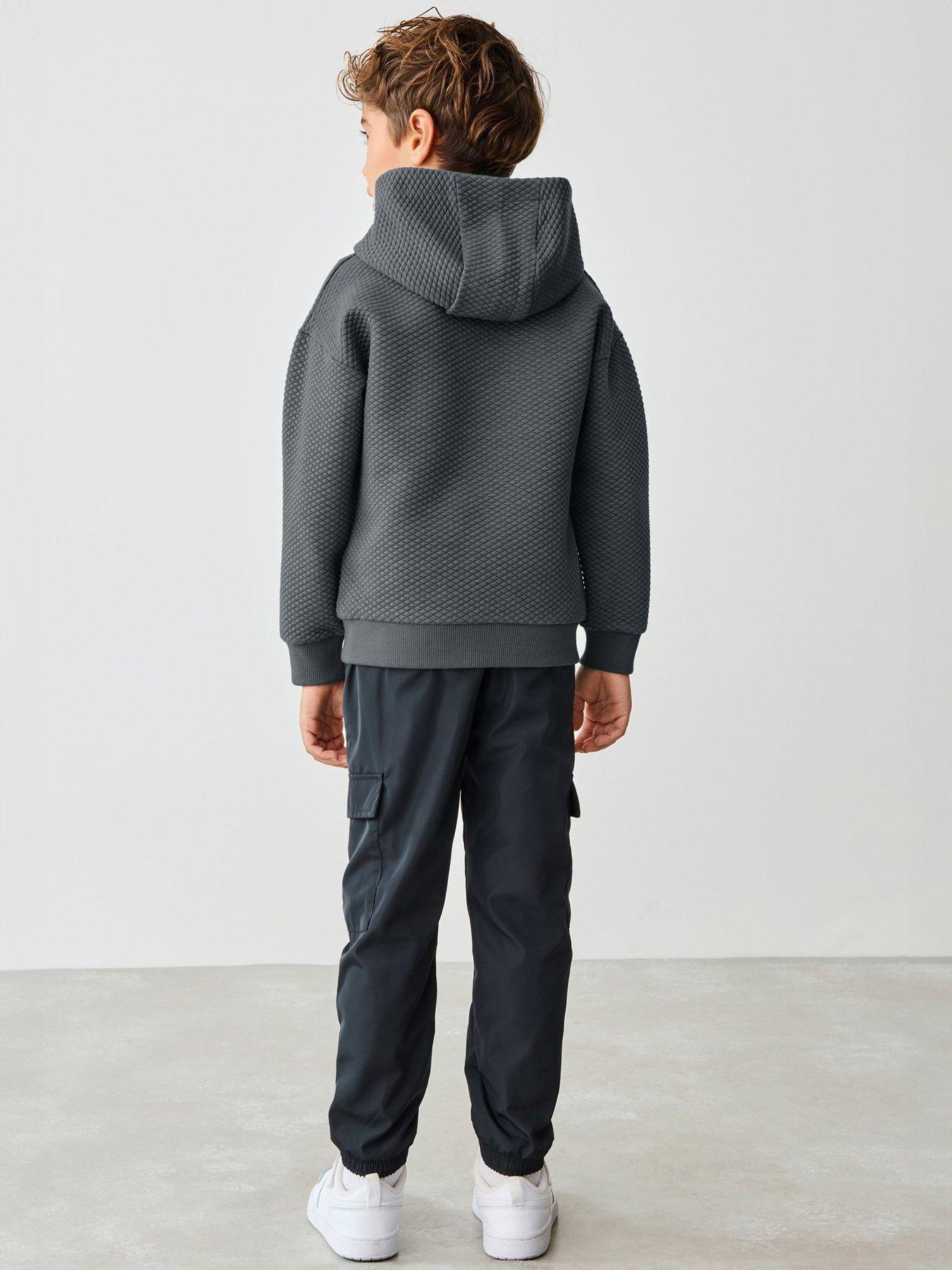  image of ted-baker-boys-hoodie-grey