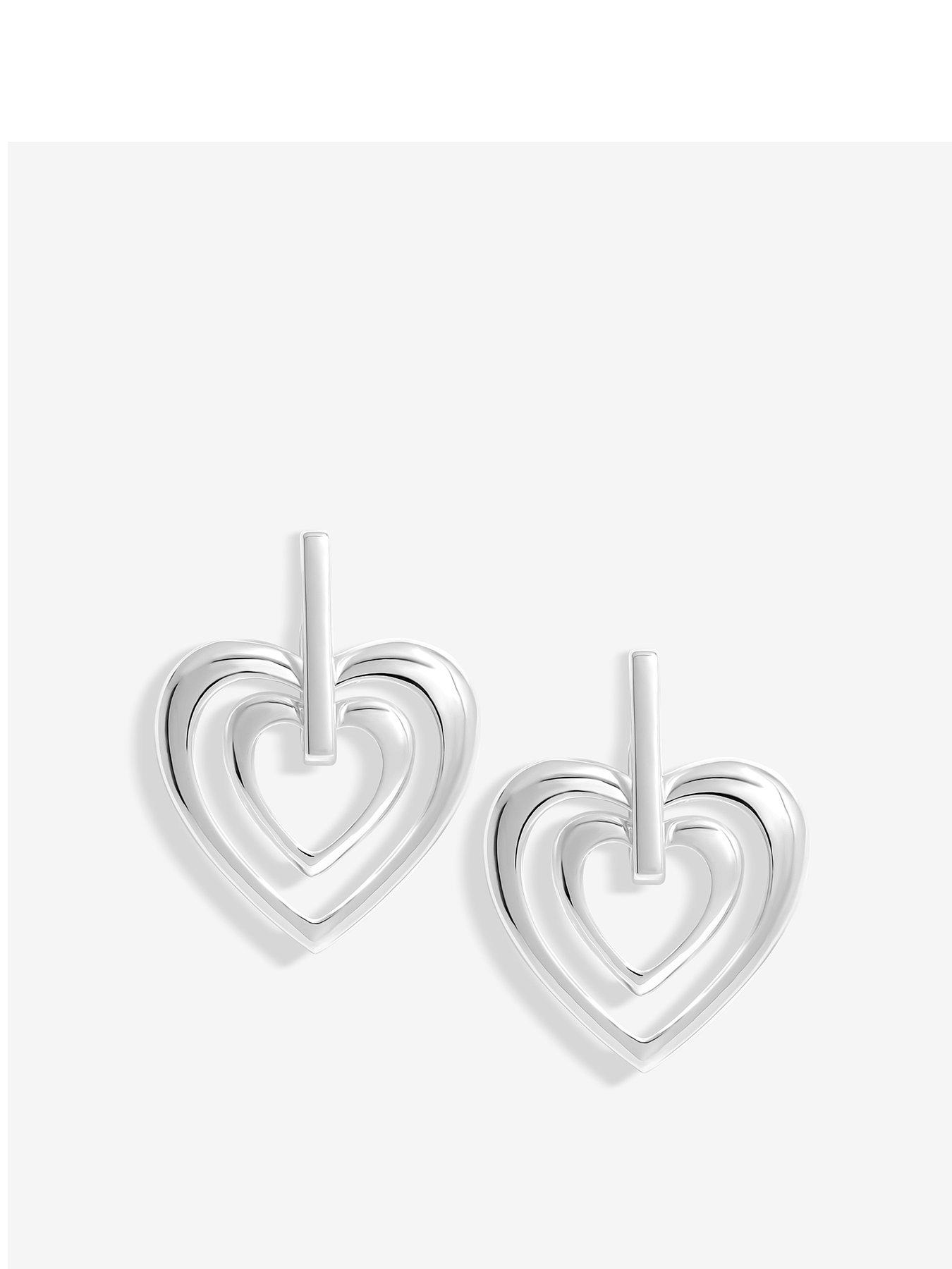 mood-silver-polished-heart-doorknocker-earrings