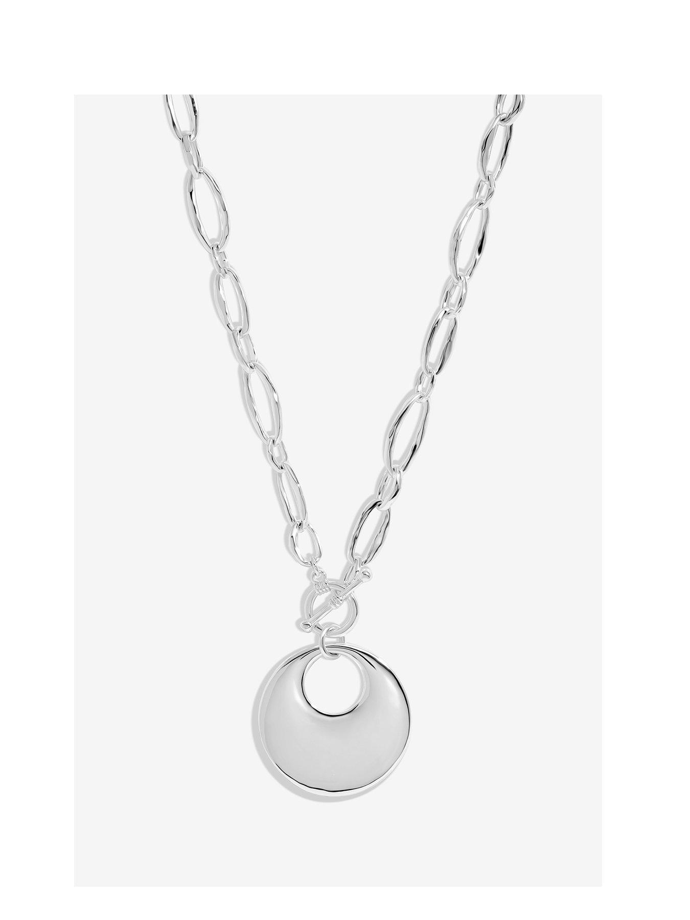 mood-silver-polished-round-t-bar-short-pendant-necklace