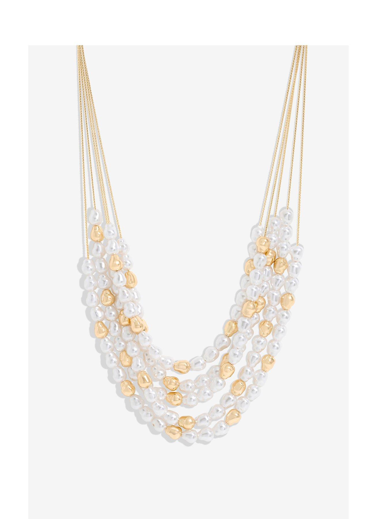 mood-gold-pearl-amp-polished-multirow-necklace