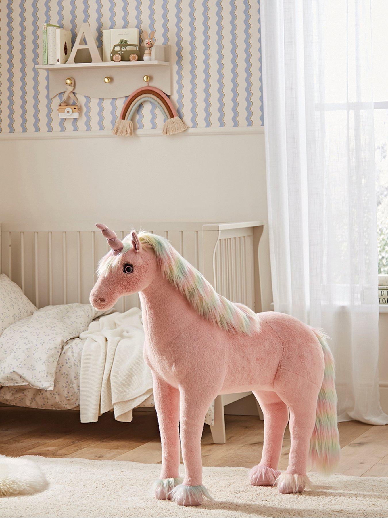 undefined Standing Unicorn Stuffed Animal - Rainbow