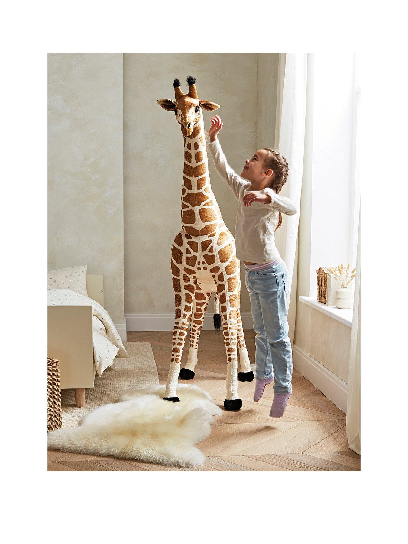  image of cuddleco-medium-standing-giraffe-stuffed-animal