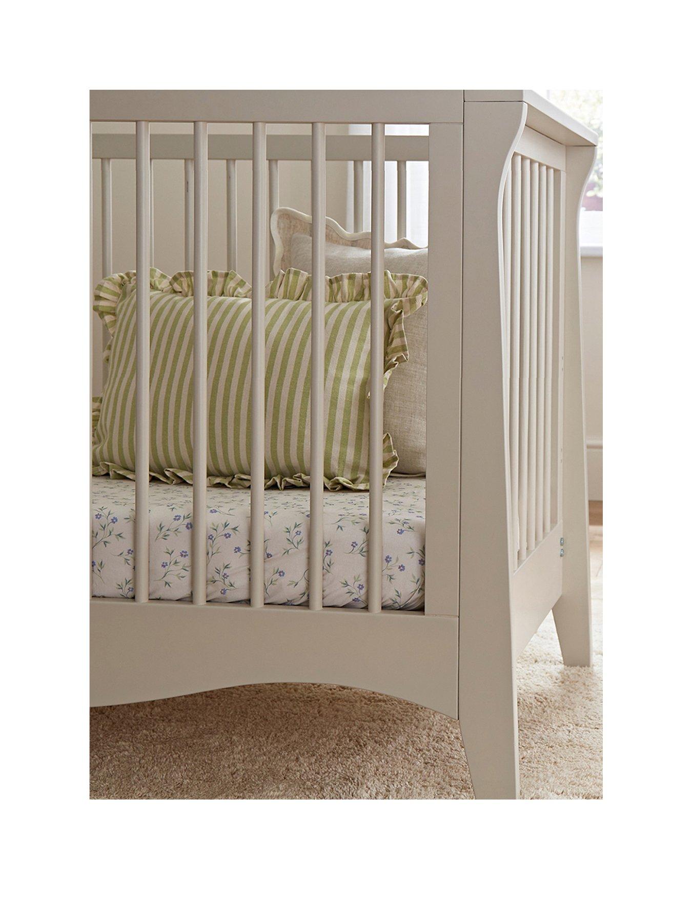  image of cuddleco-clara-mini-2-piece-nursery-furniture-set-cashmere