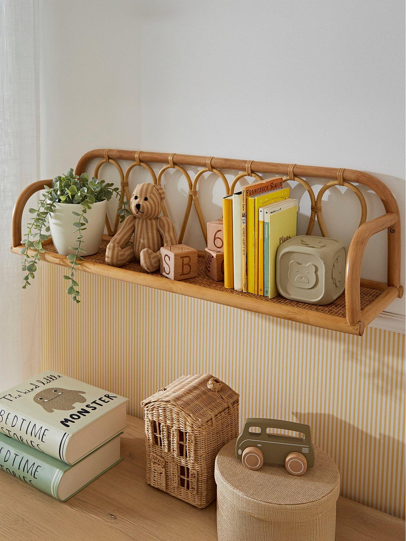 CuddleCo Aria Rattan Shelf - Large