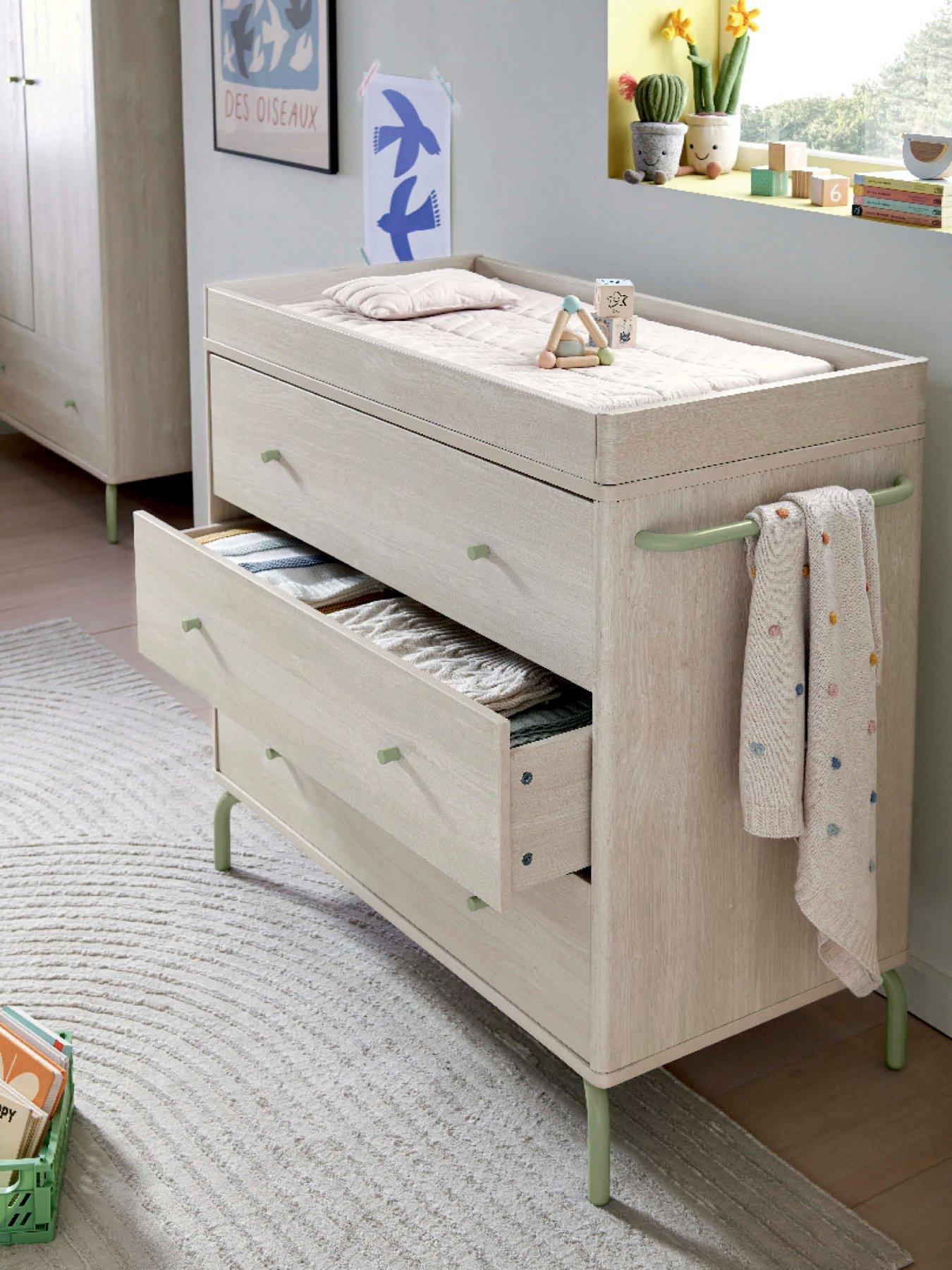  image of mamas-papas-kinlay-dresser-changer-moss-green