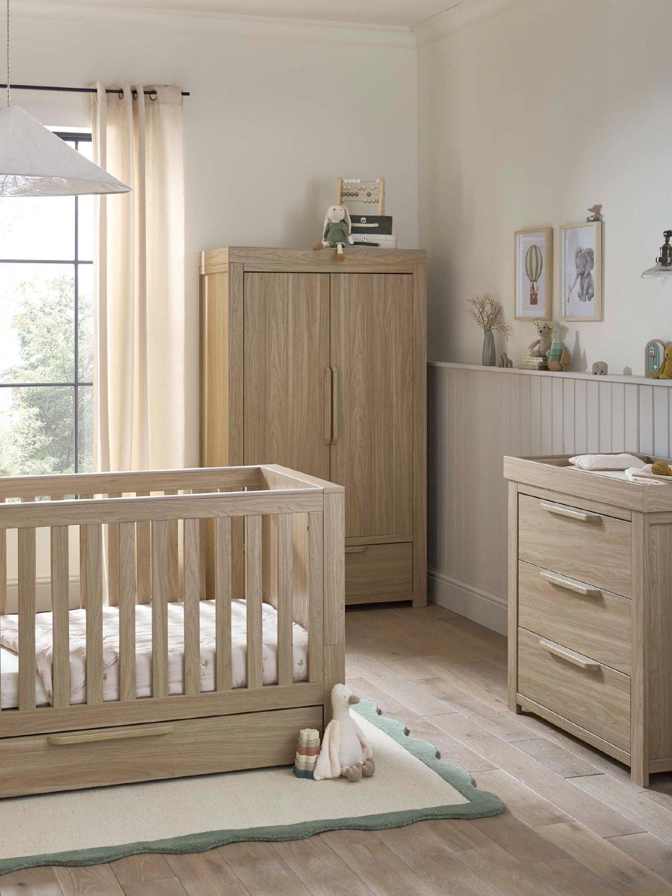 Mamas & Papas Mamas  &  Papas Franklin Cot Bed, Dresser Changer and Wardrobe