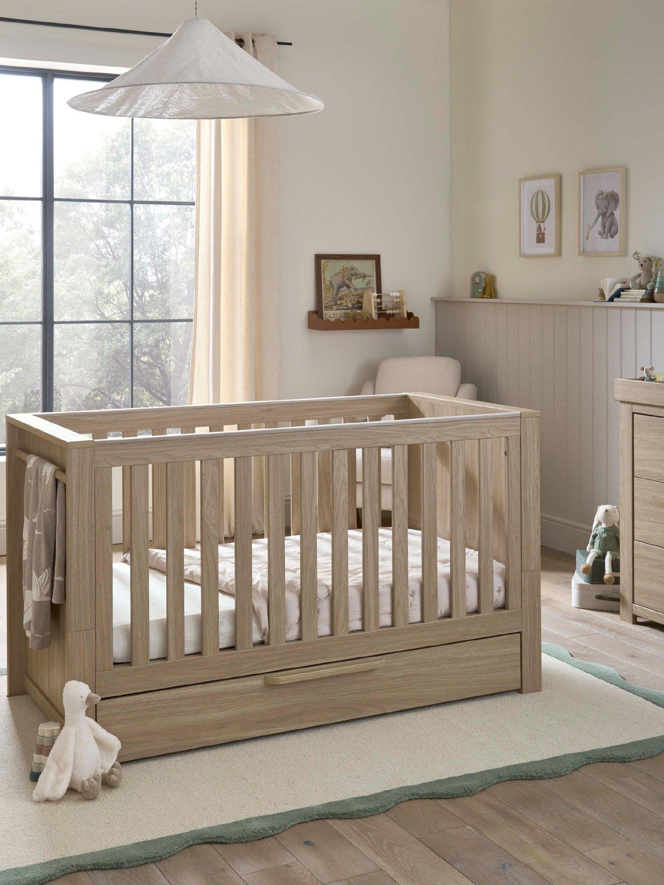 Image 7 of 7 of Mamas & Papas Mamas &amp; Papas Franklin Cot Bed, Dresser Changer and Wardrobe