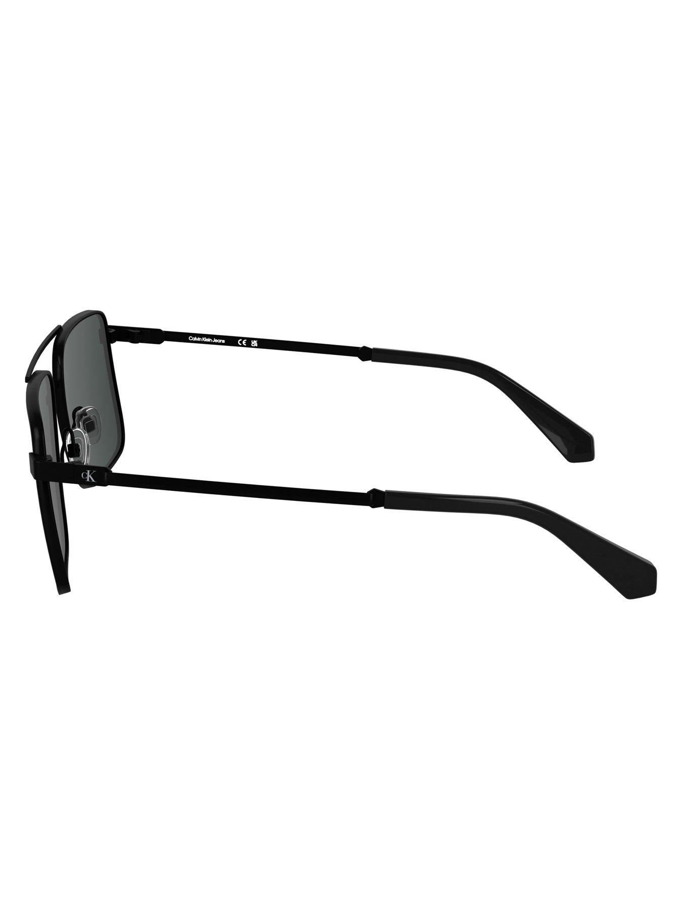 Image 2 of 4 of Calvin Klein Jeans Ckj Ckj25201S Metal Navigator Sunglasses - Black