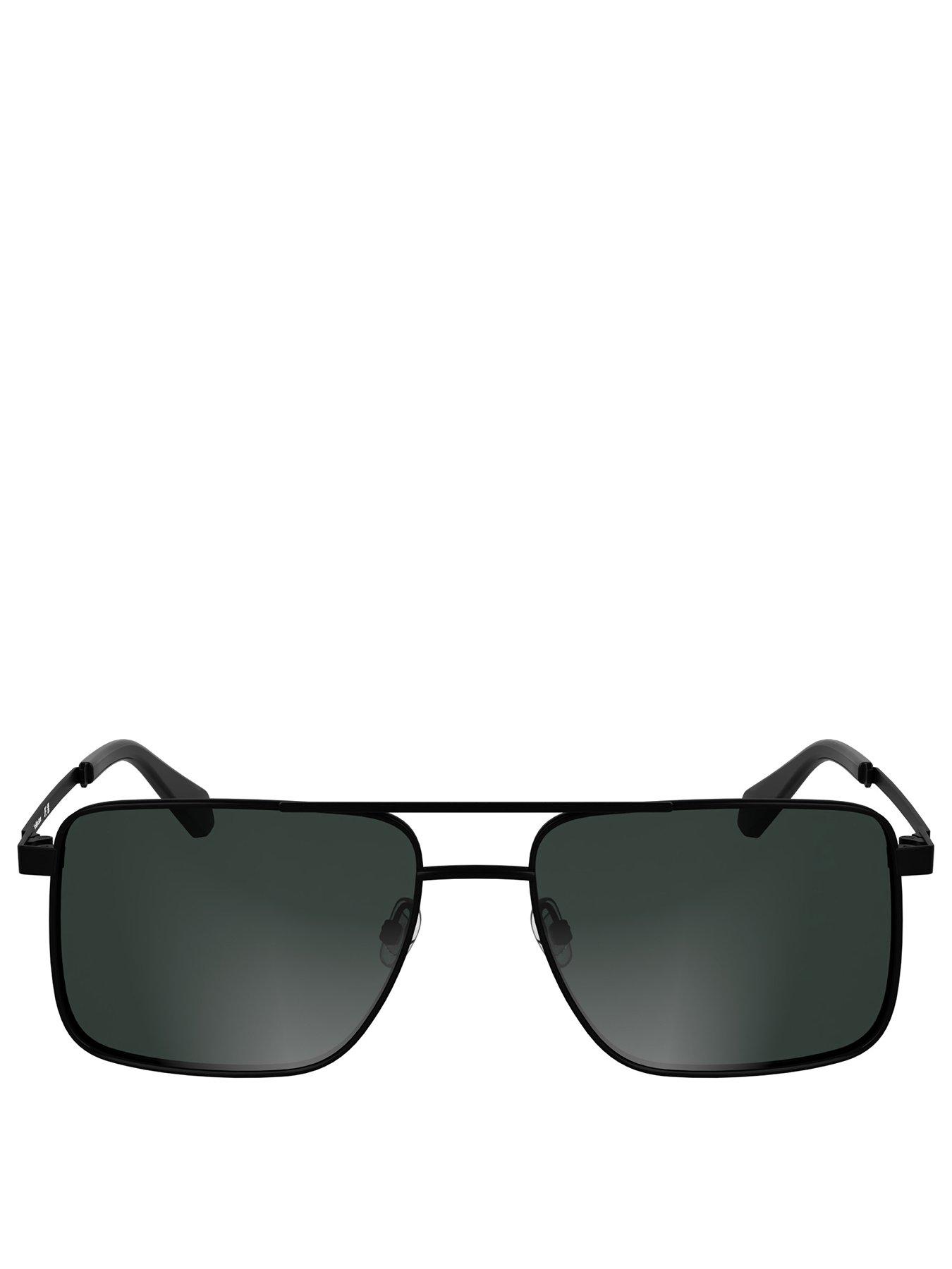 Image 3 of 4 of Calvin Klein Jeans Ckj Ckj25201S Metal Navigator Sunglasses - Black