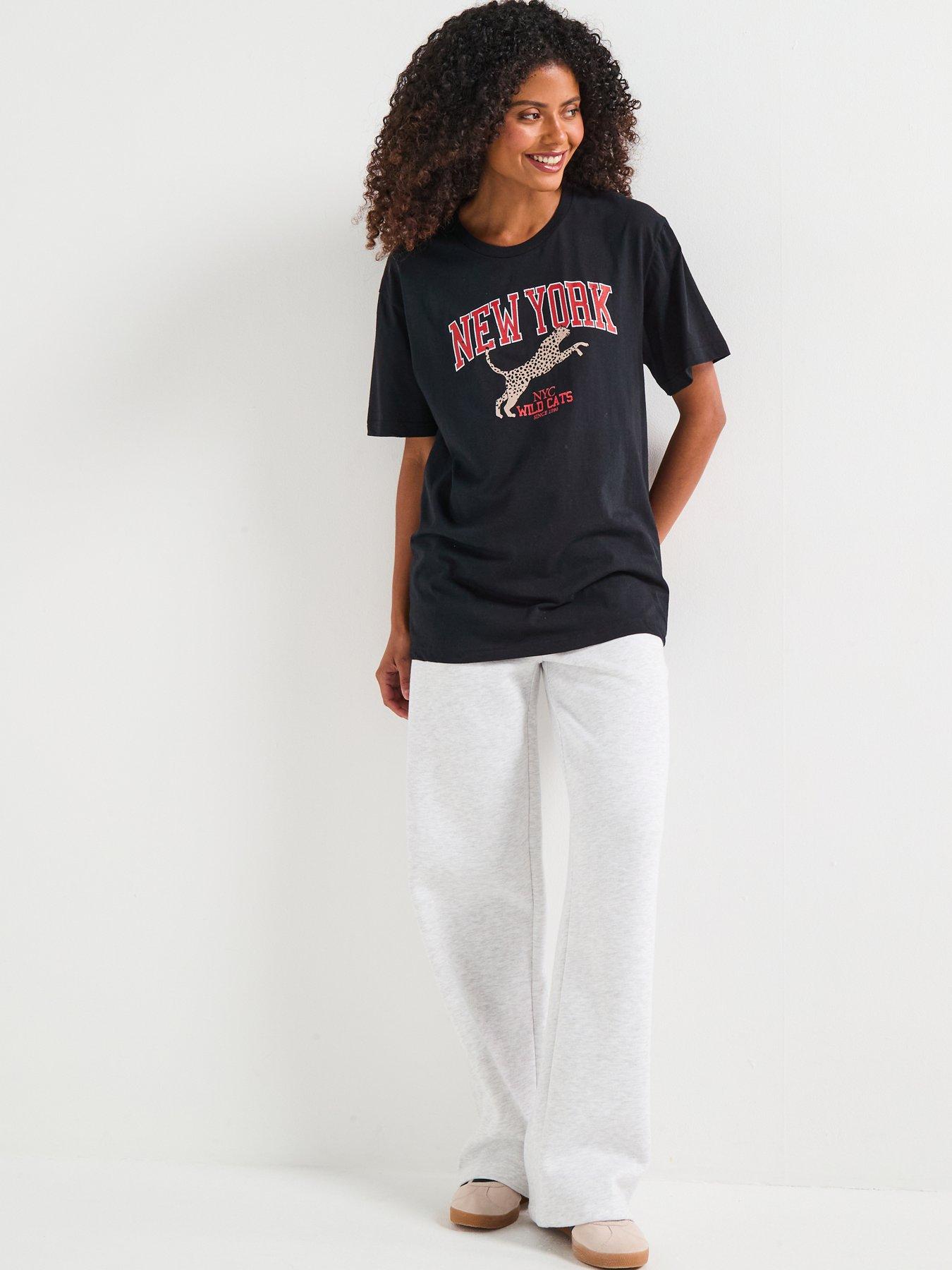 Image 5 of 5 of V by Very Wide Leg Jogger - Grey