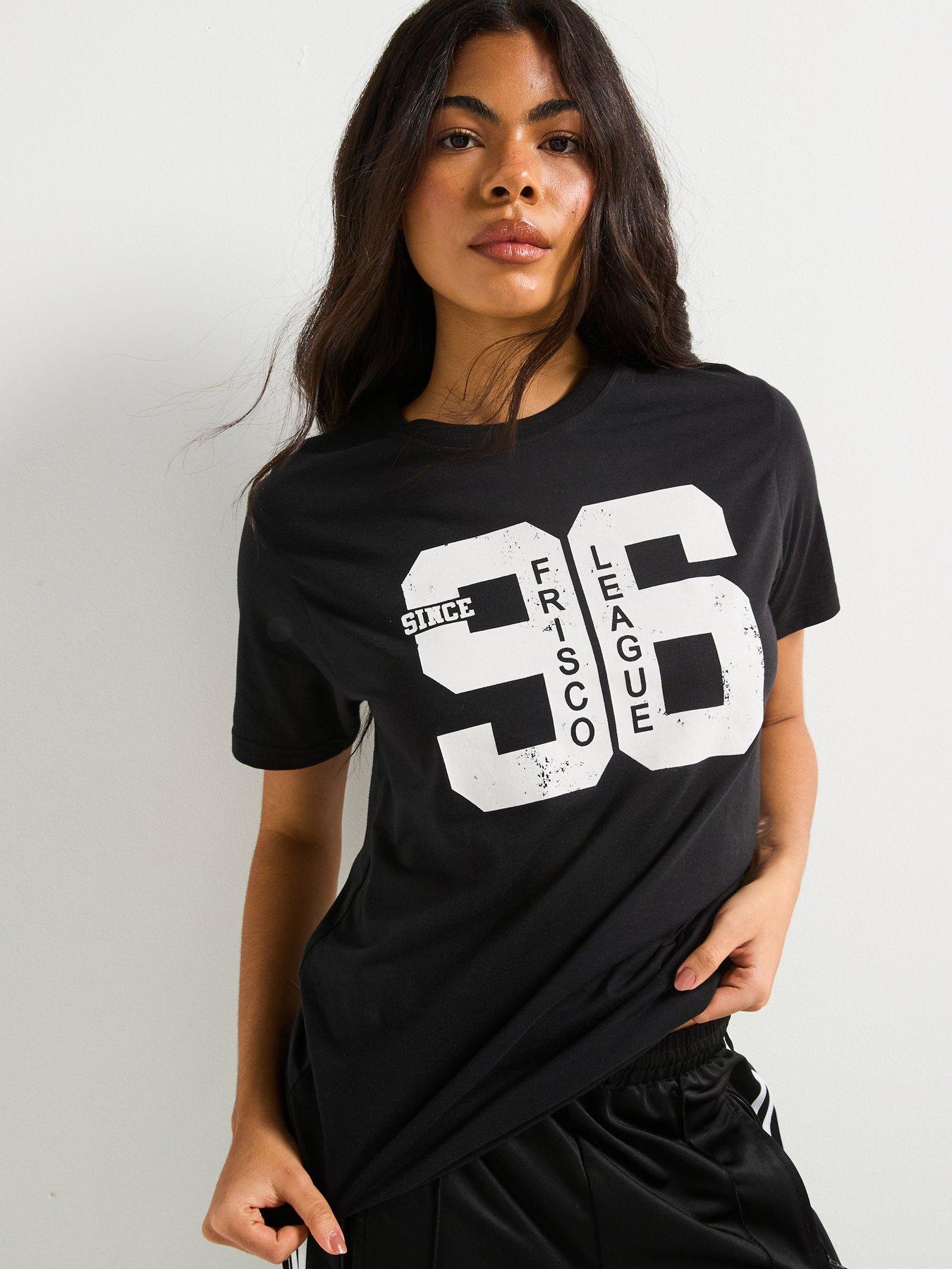 undefined Sports Graphic T-Shirt - Black