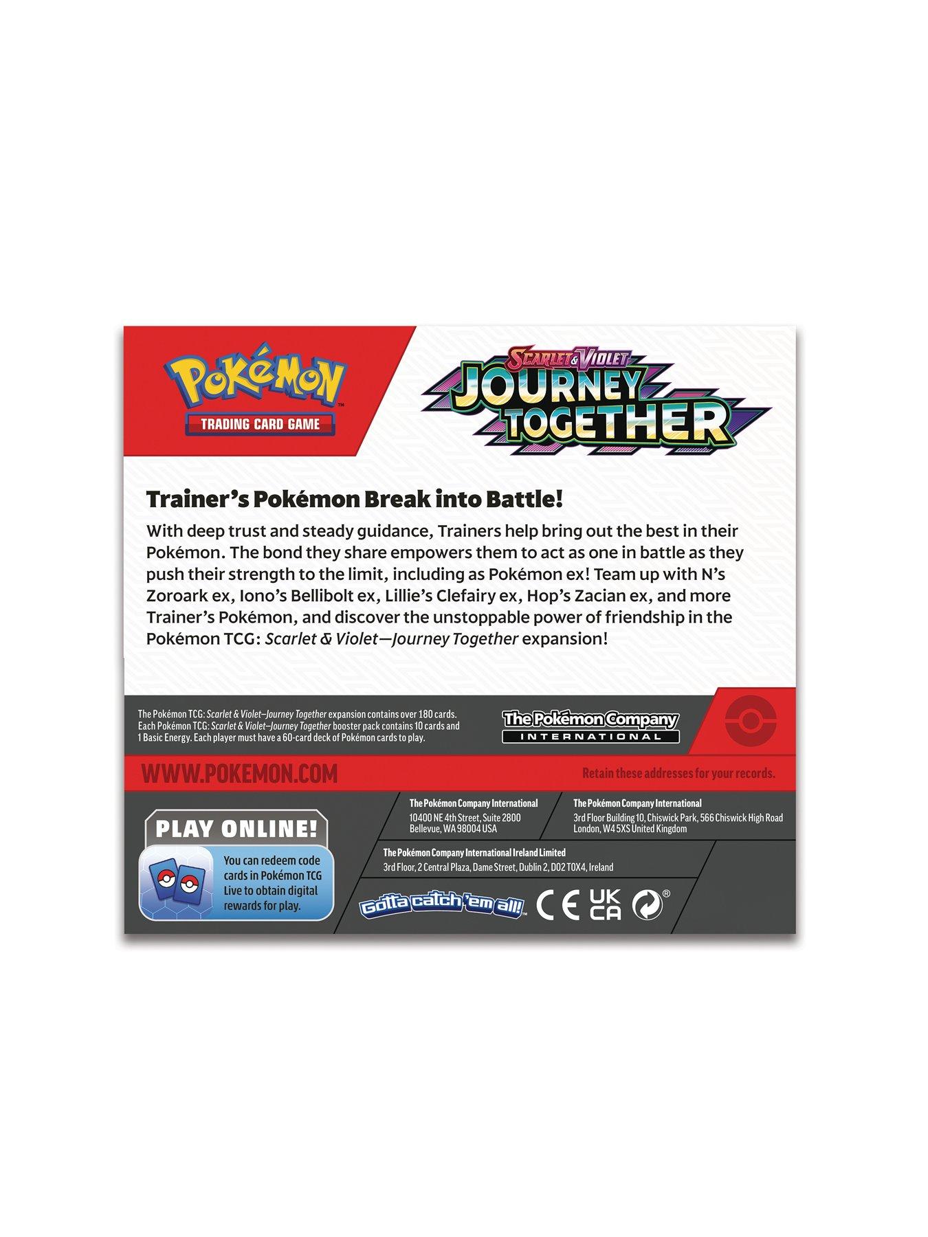 Image 4 of 5 of Pokemon TCG: SV9 - Journey Together - FULL Booster CDU