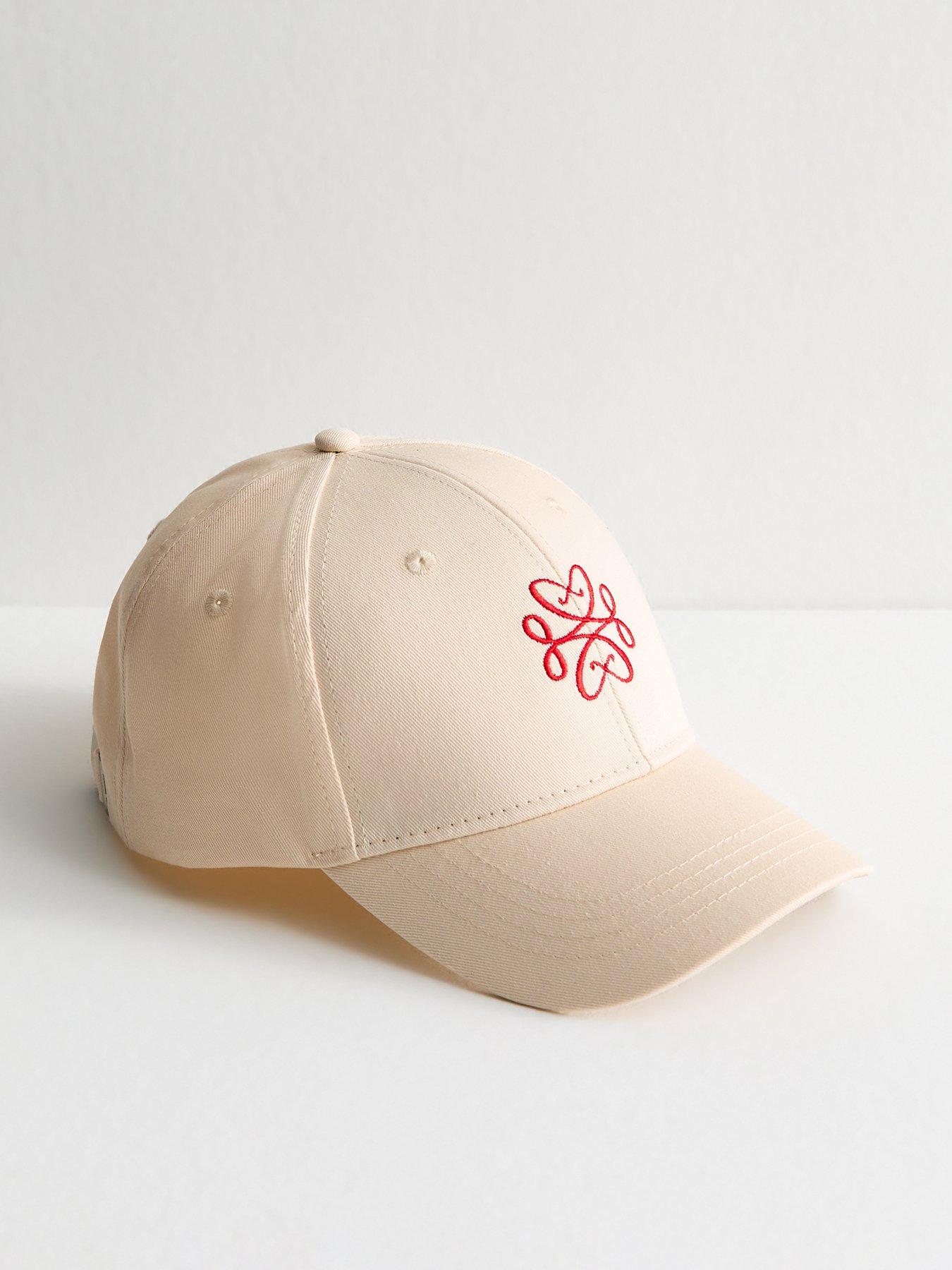 undefined Stone Emblem Embroidered Cap - Beige
