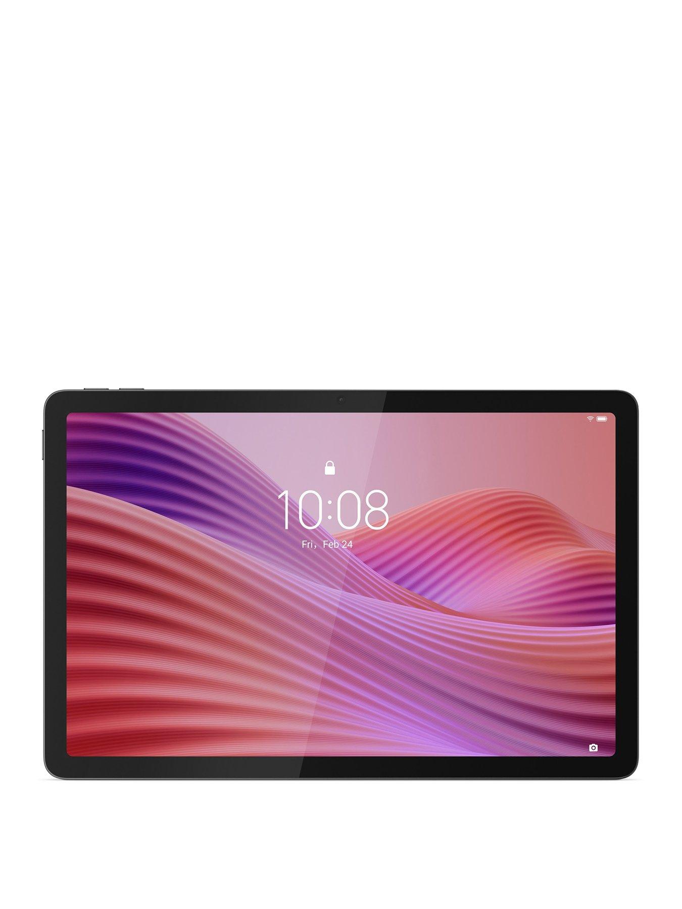 Lenovo Tab 10.1" 128GB Tablet with Clear Case - Grey