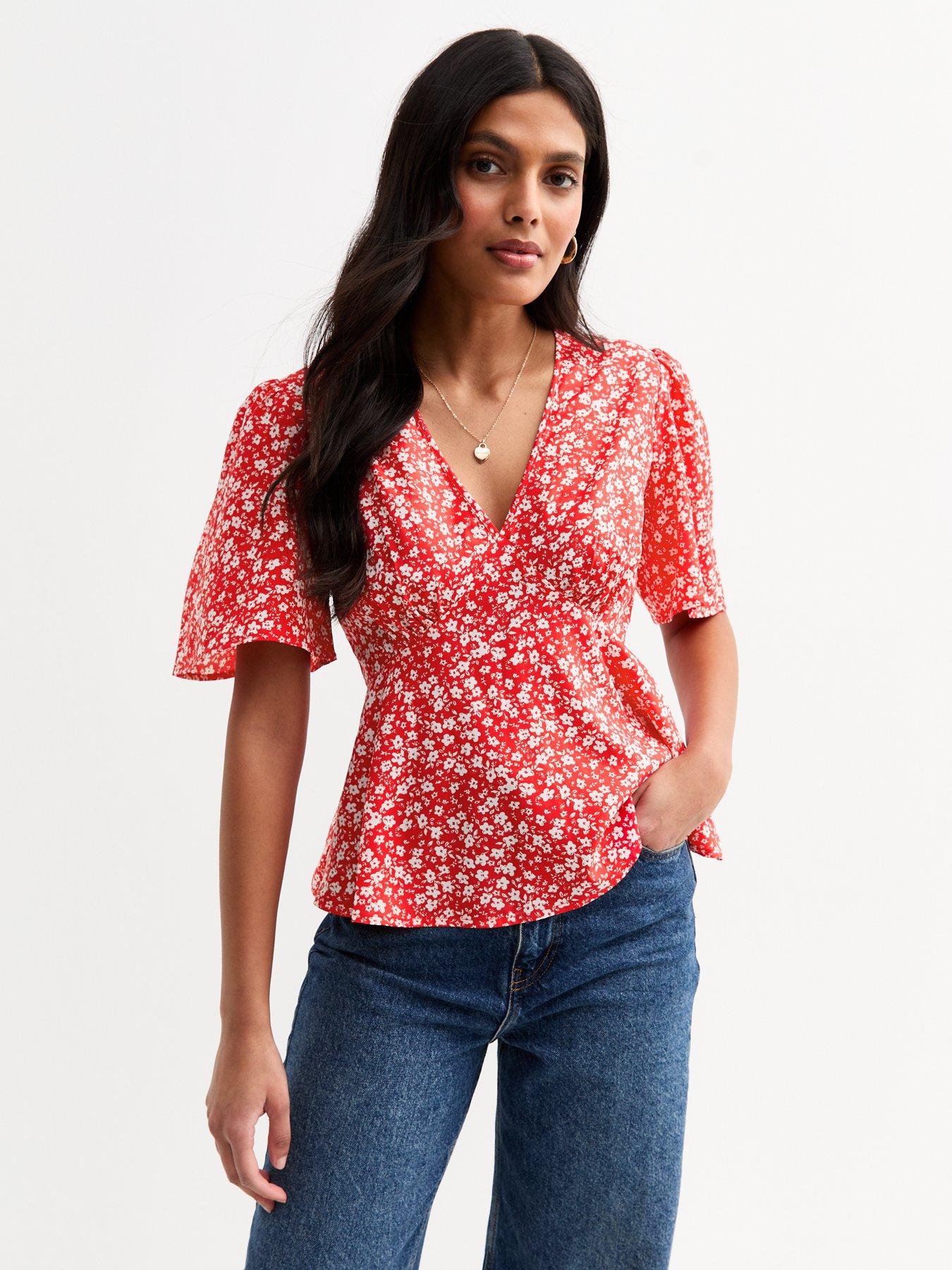 new-look-red-floral-print-top