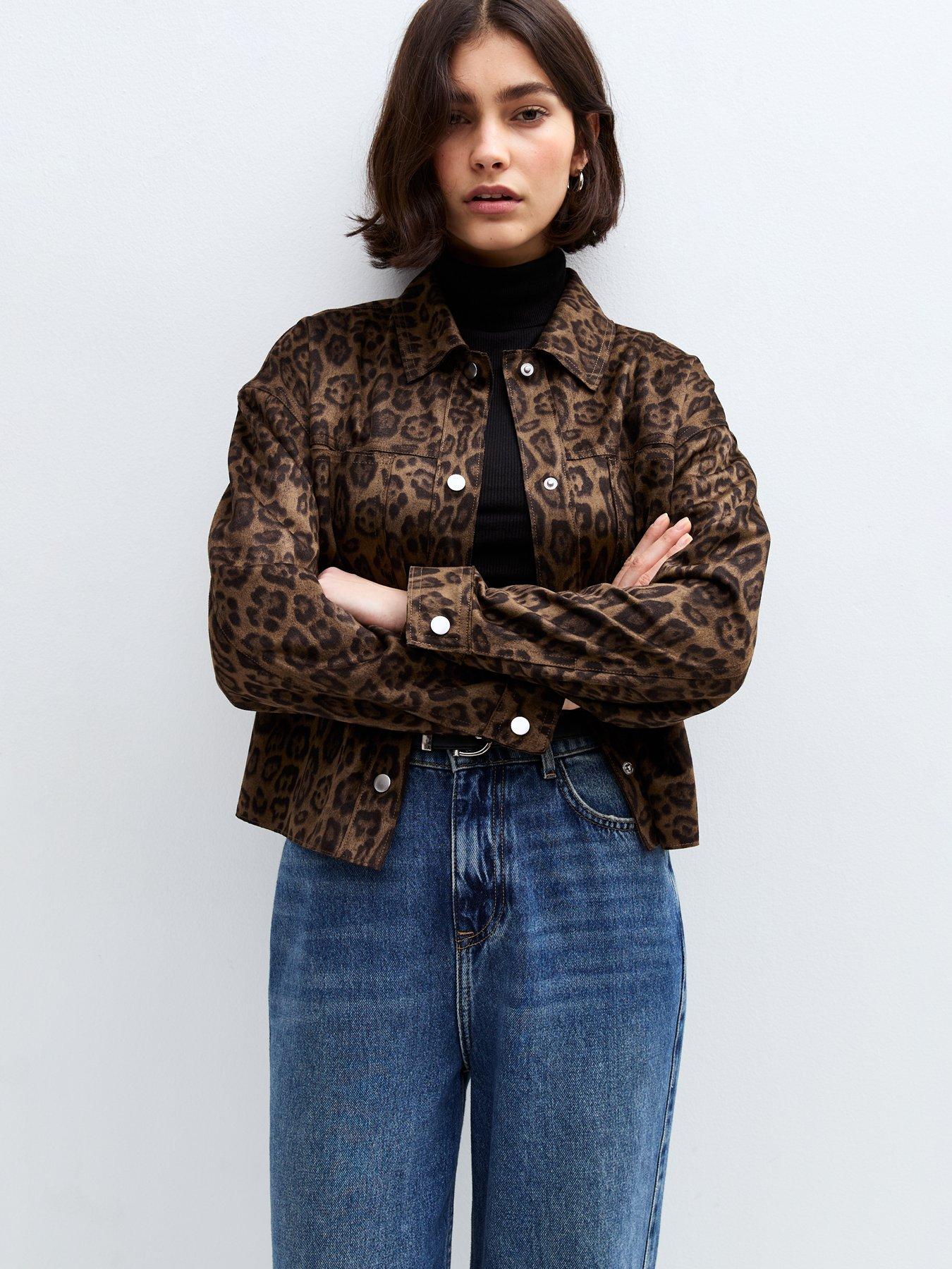 new-look-animal-print-faux-suede-shacket-brown