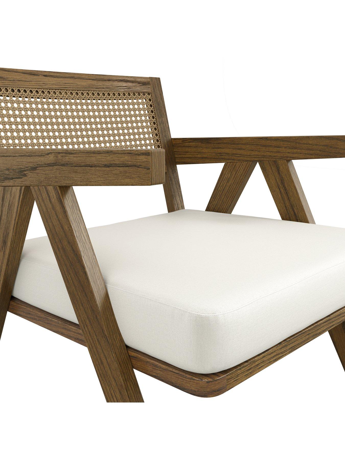 Image 4 of 6 of LPD Home Arizona Smoked Wood Chair