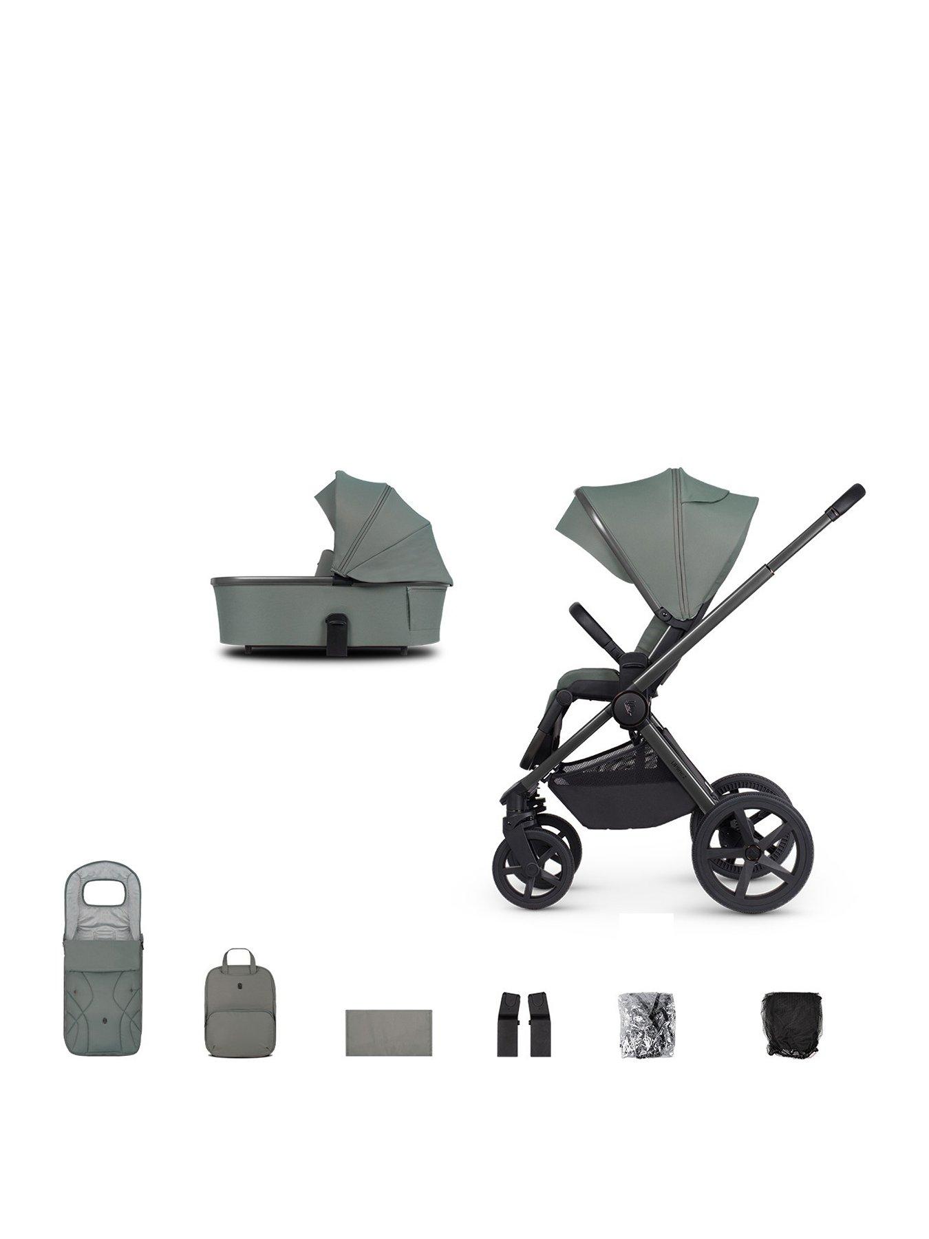  image of venicci-upline-2-2in1-pushchair-and-accessories-aloe