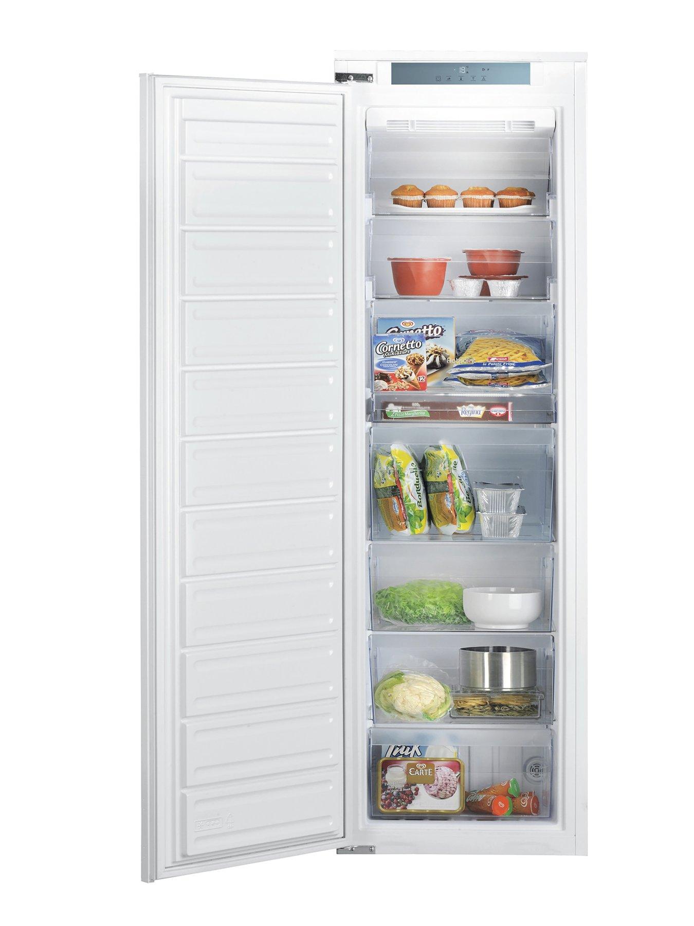stillFront image of hotpoint-htsd18f013h1-integrated-tall-freezer-white